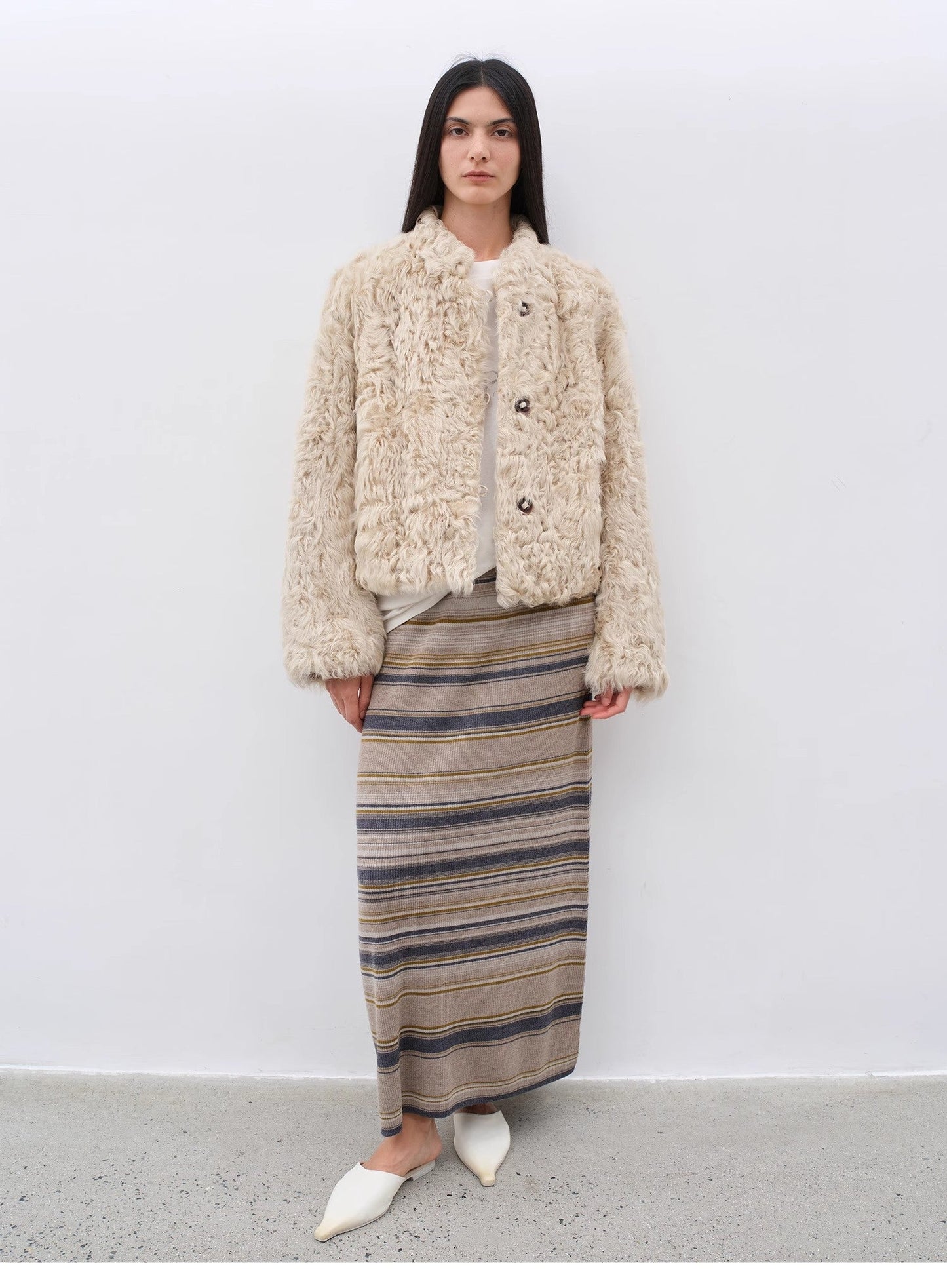 Little Bear's Thoughts Sheepskin Coat