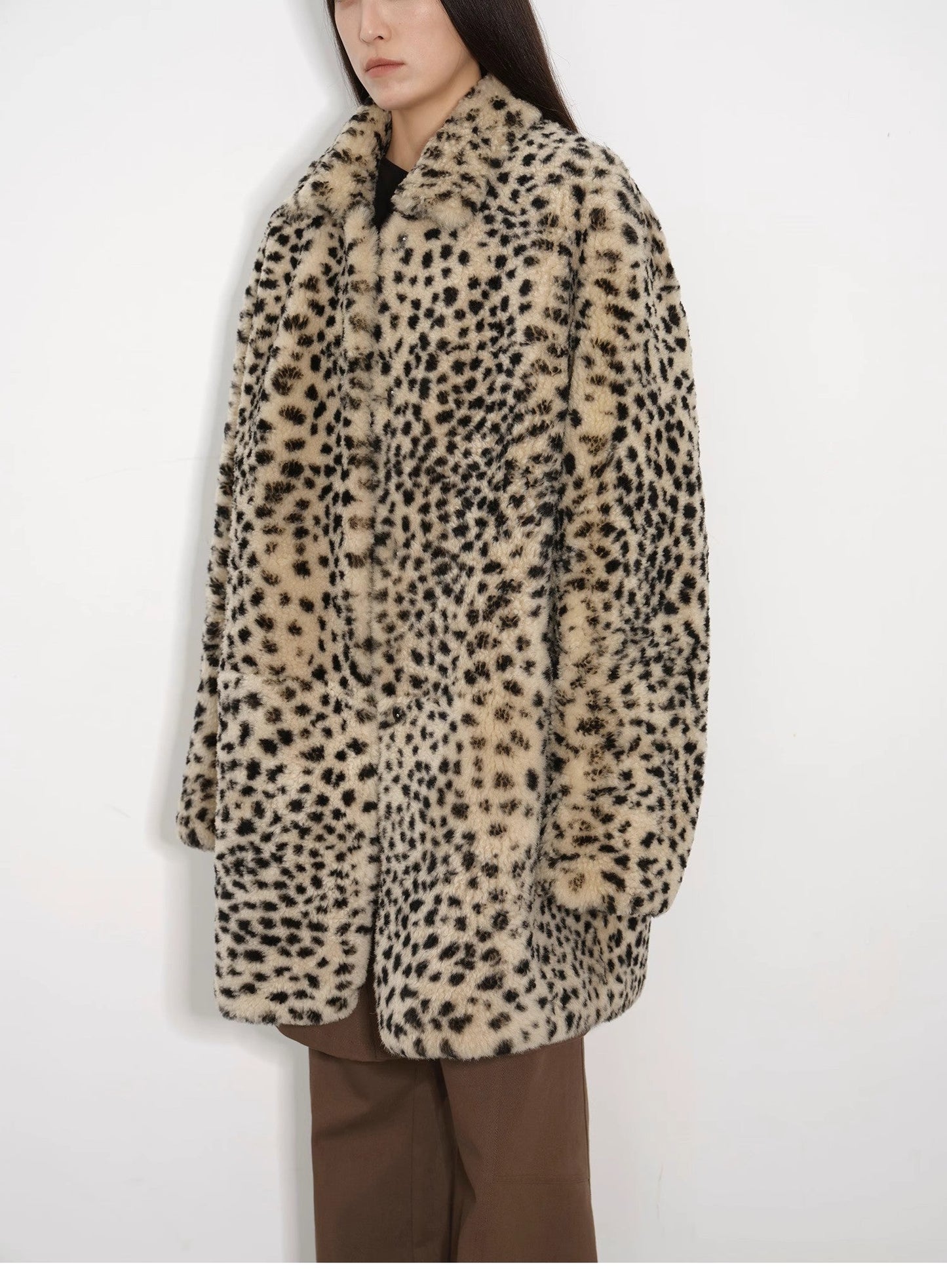 Leopard Print Sniper Coat