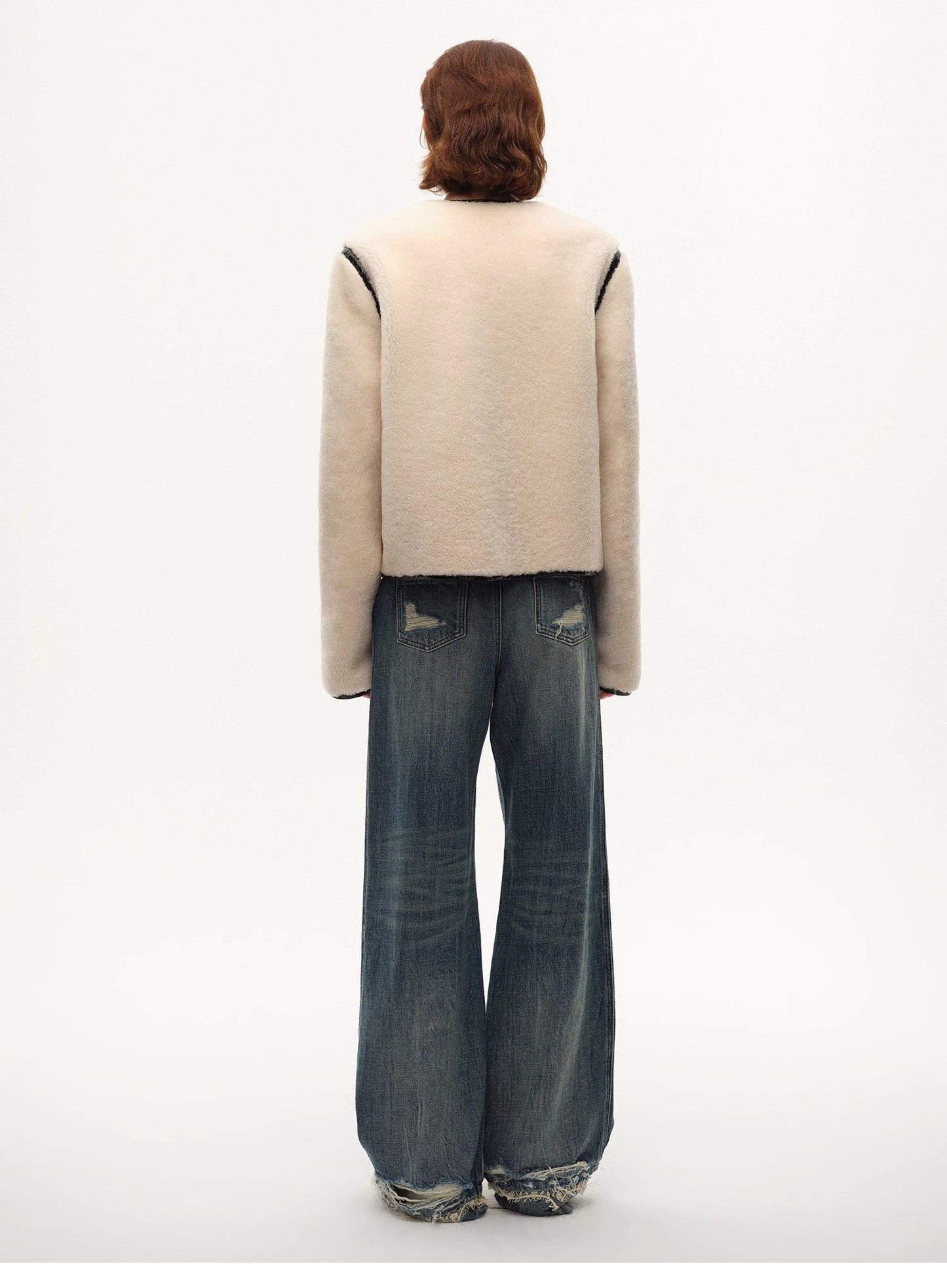 "FF×JW Muse Project" Embroidered Fur Coat