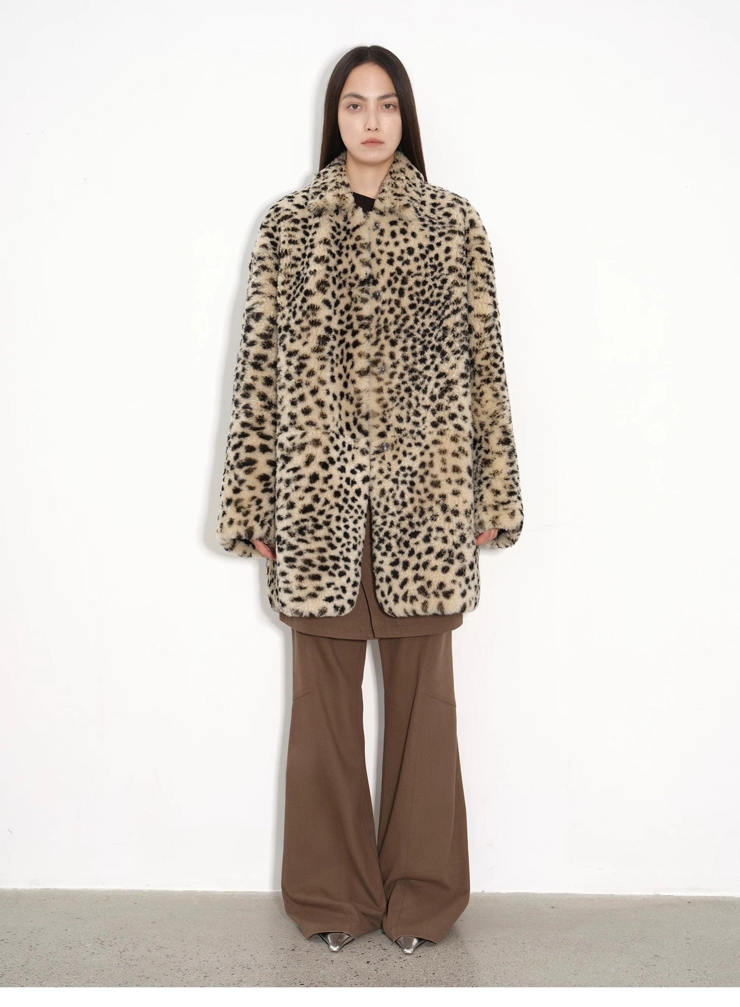 Leopard Print Sniper Coat