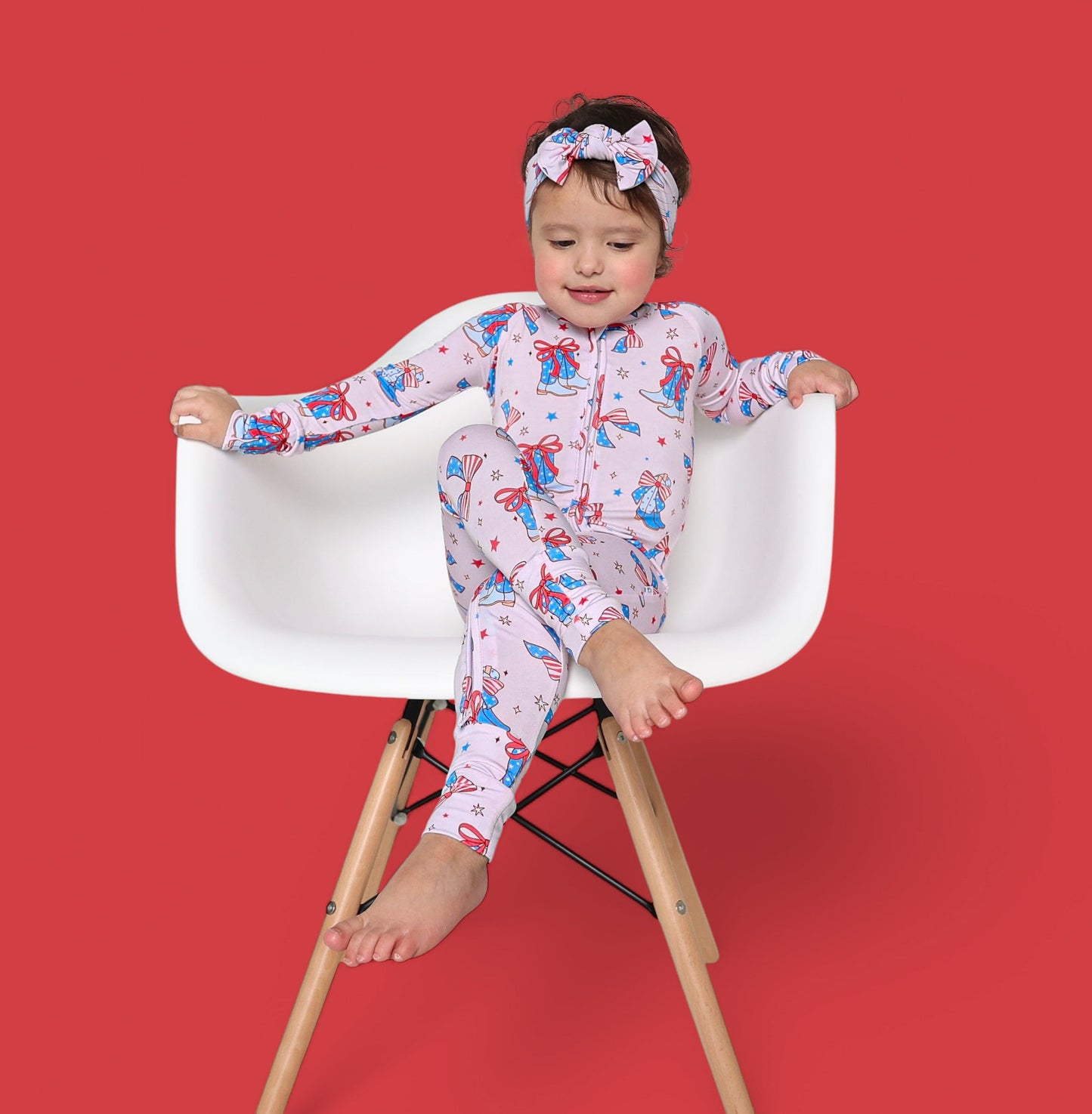 USA BOOTS N' BOWS DREAM ROMPER