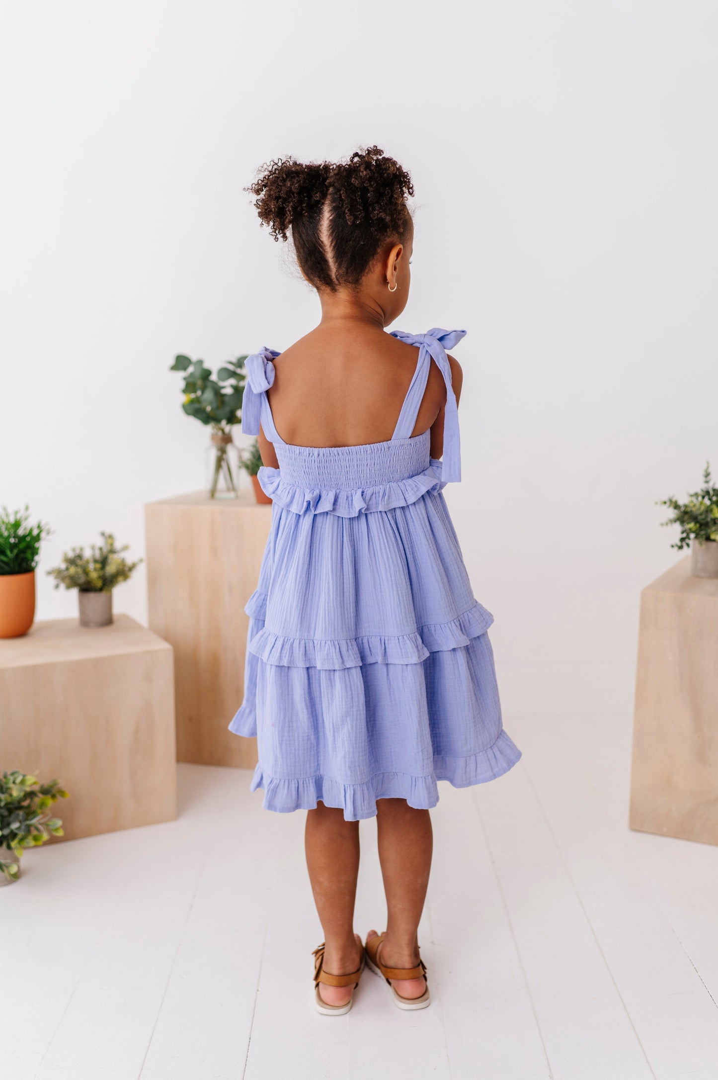 Ocean | Ruffle Strappy Twirl Dress