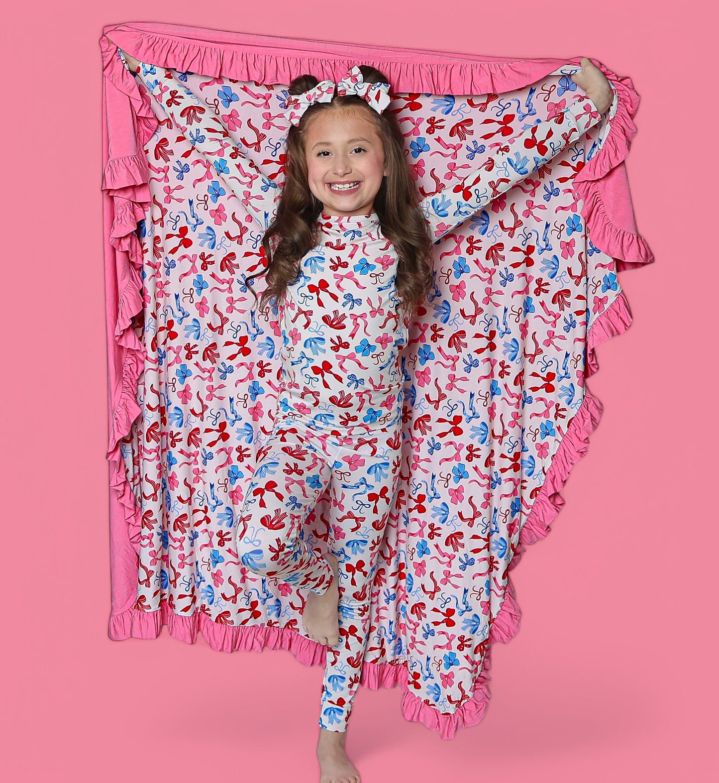 RED, WHITE AND BOWS DREAM SET