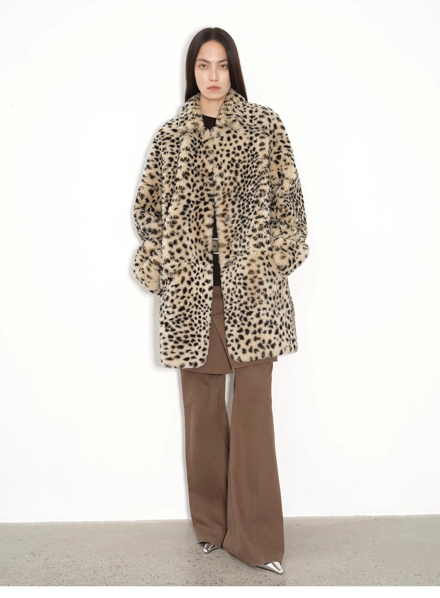 Leopard Print Sniper Coat