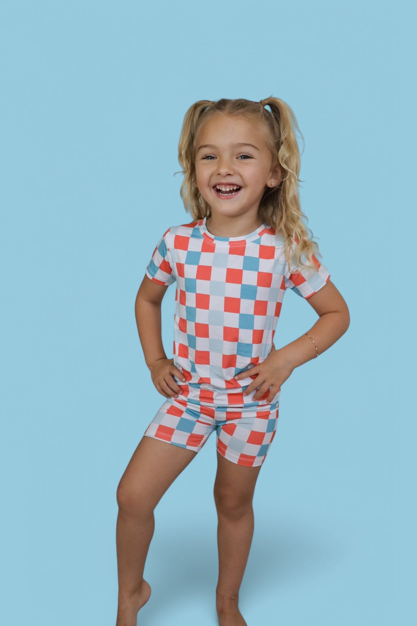 USA CHECKERS DREAM SHORT SET