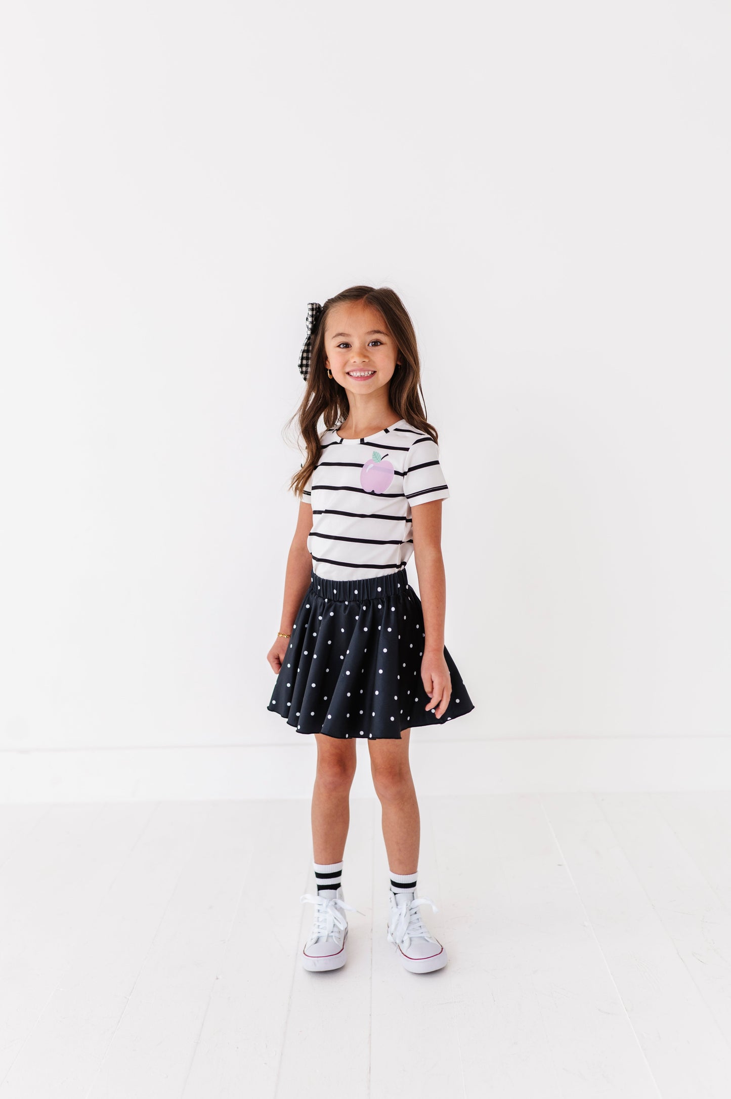 Pocket Apple Stripe Tee