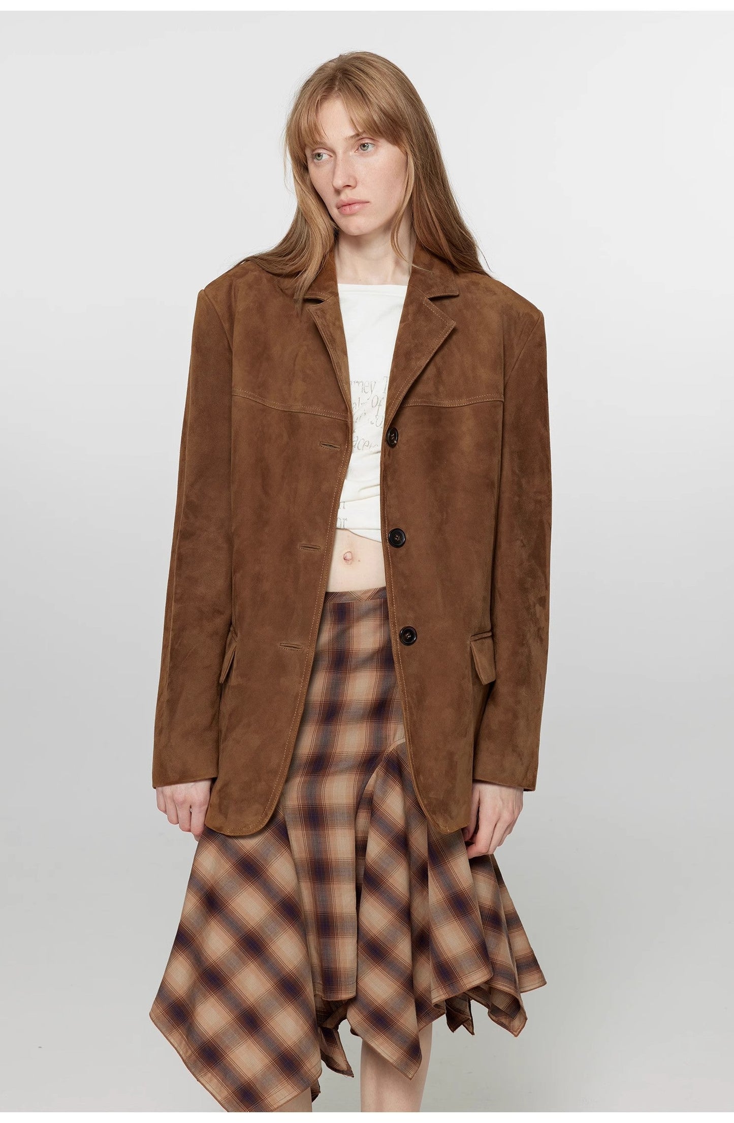 Sydney Past Vintage Brown Leather Coat Jacket