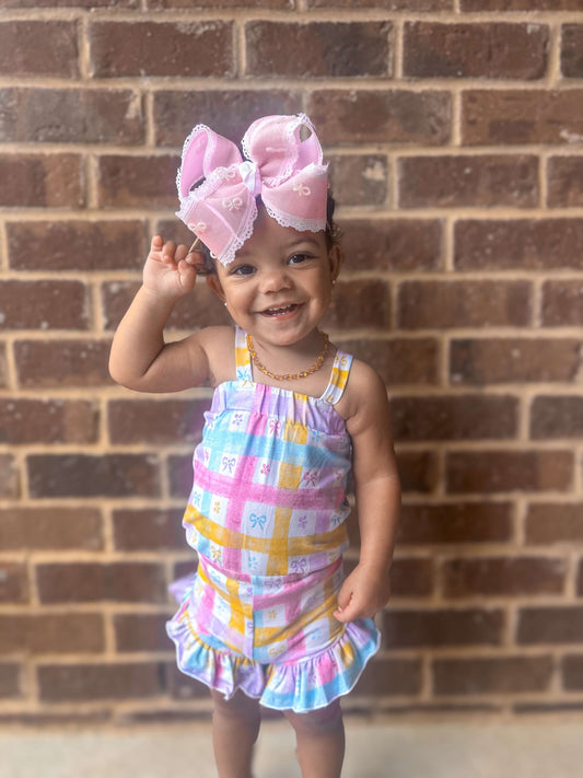 Plaid Shortie Jumper