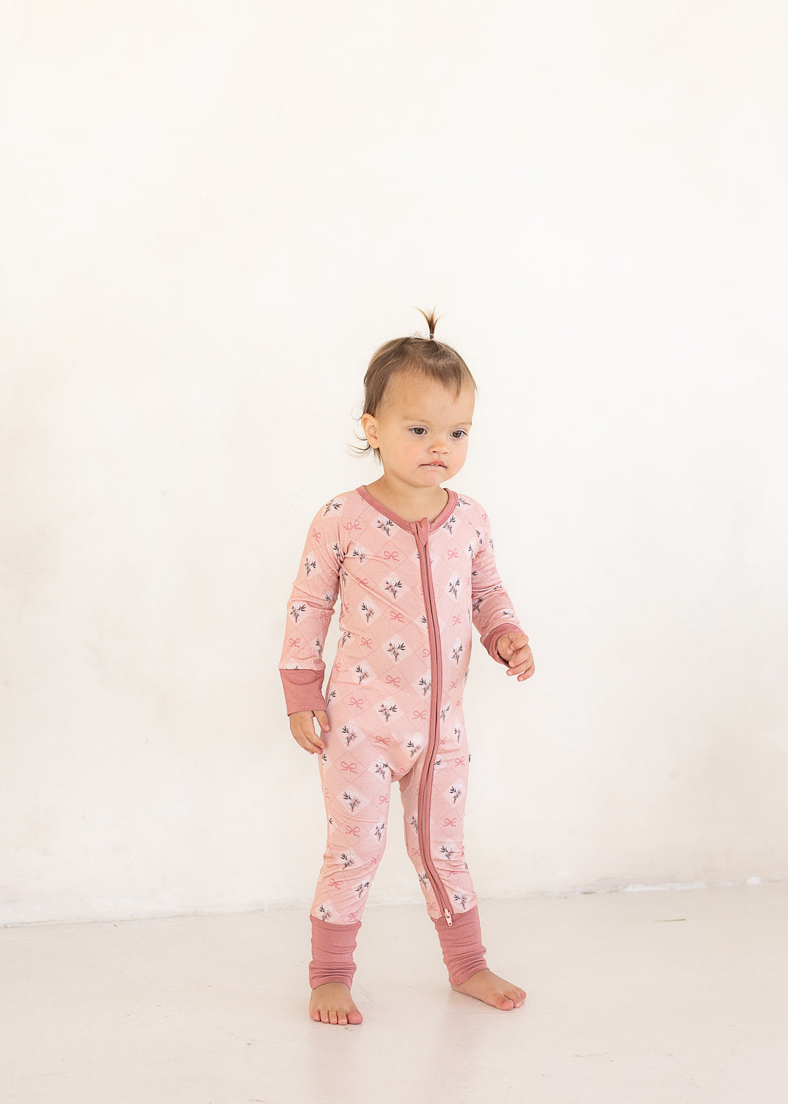 Isla Floral | Bamboo Zip Pajamas