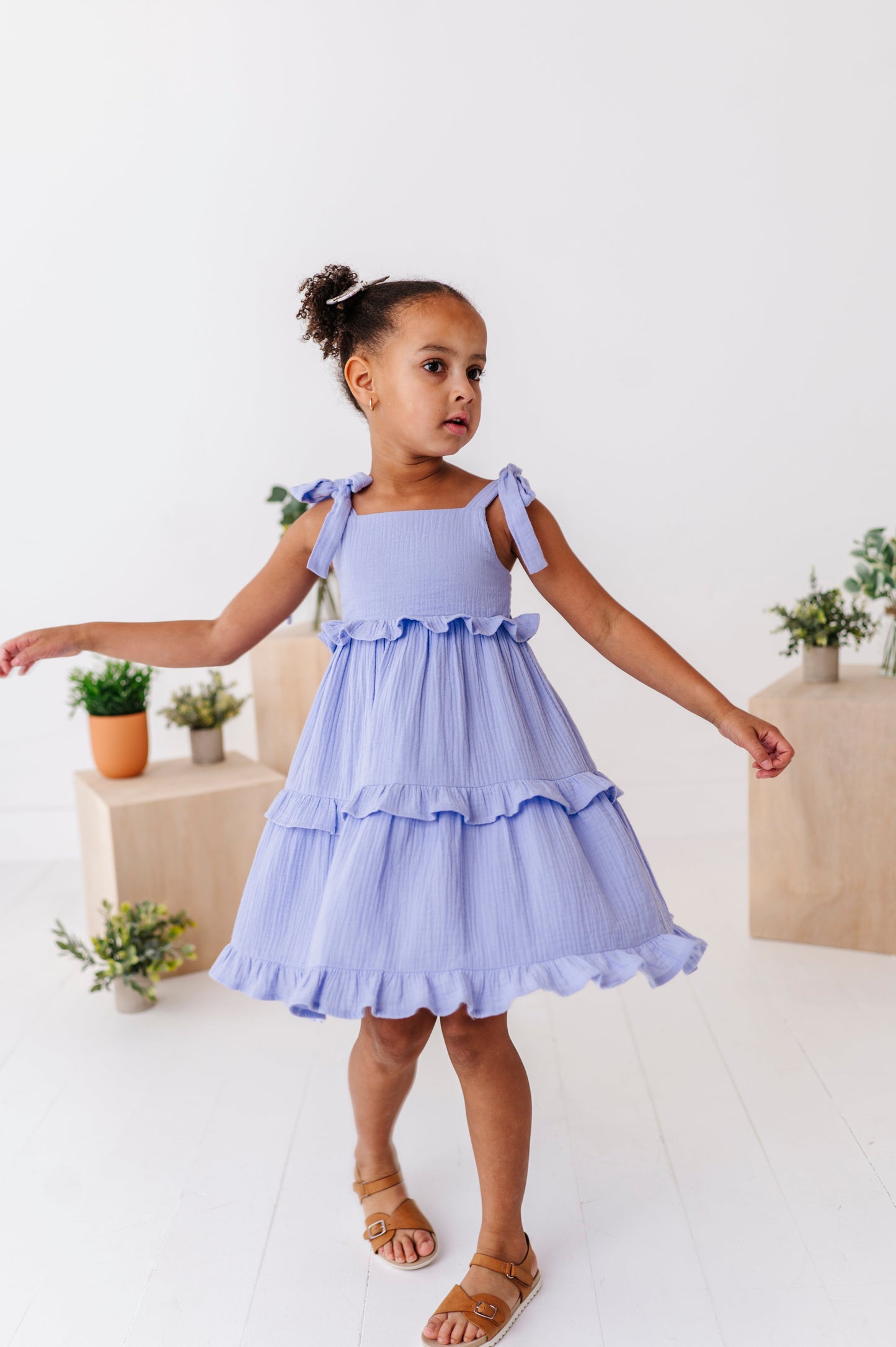 Ocean | Ruffle Strappy Twirl Dress