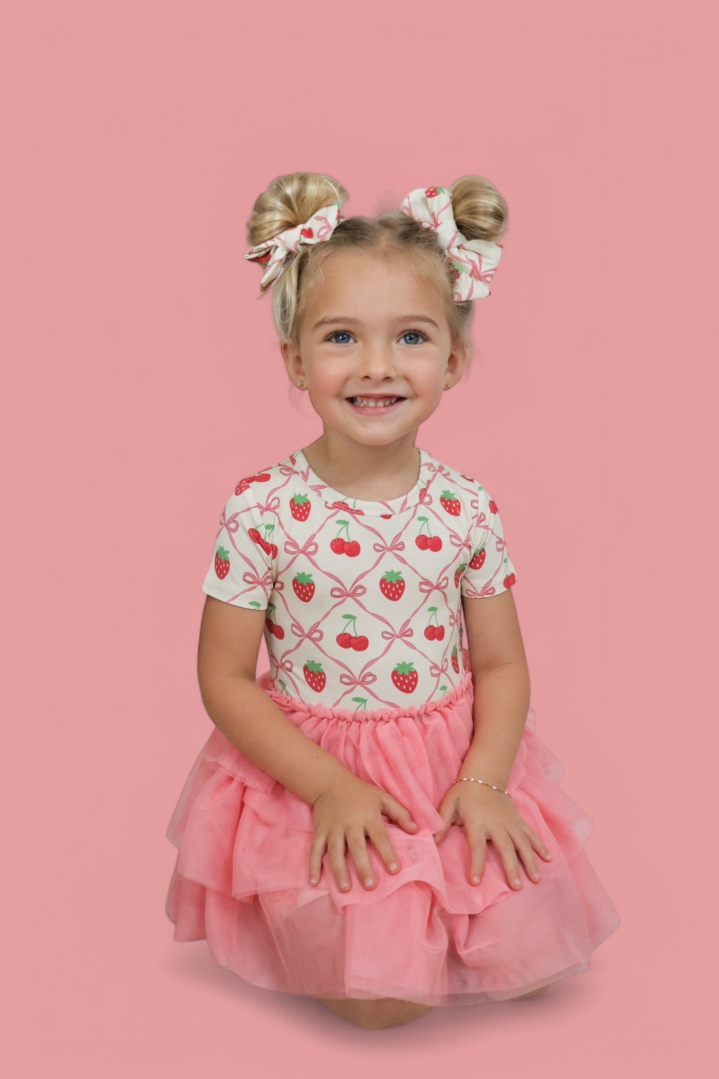 CHERRY BOW BERRY DREAM TUTU DRESS