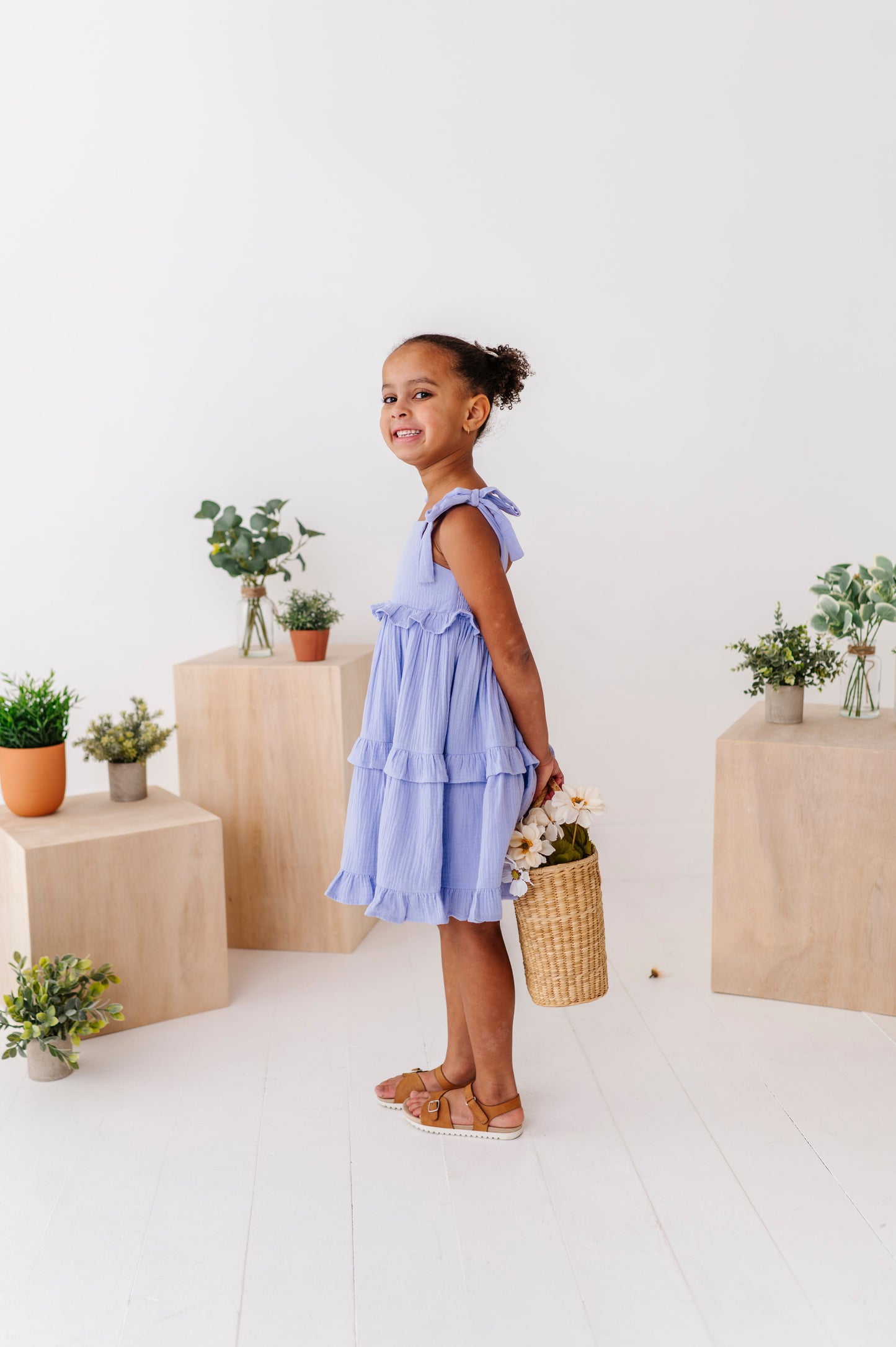 Ocean | Ruffle Strappy Twirl Dress