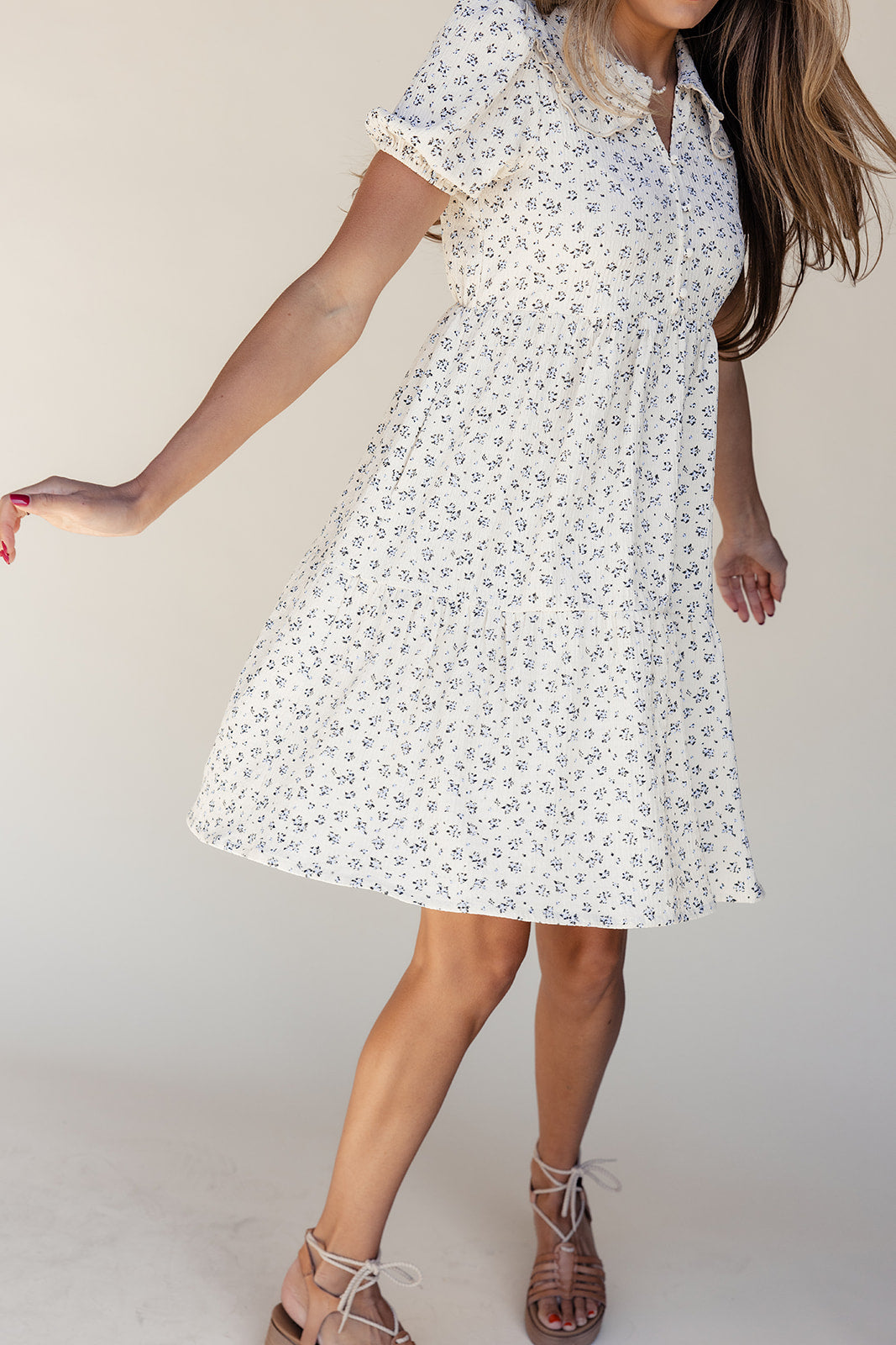 We Were Young Collared Dress
