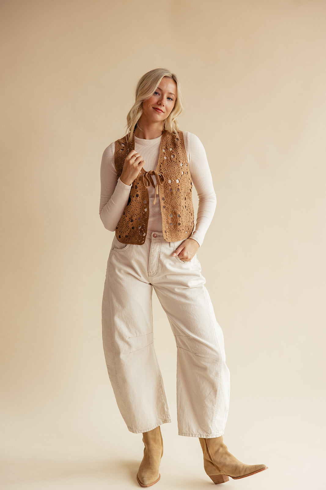 Amelie Crochet Vest