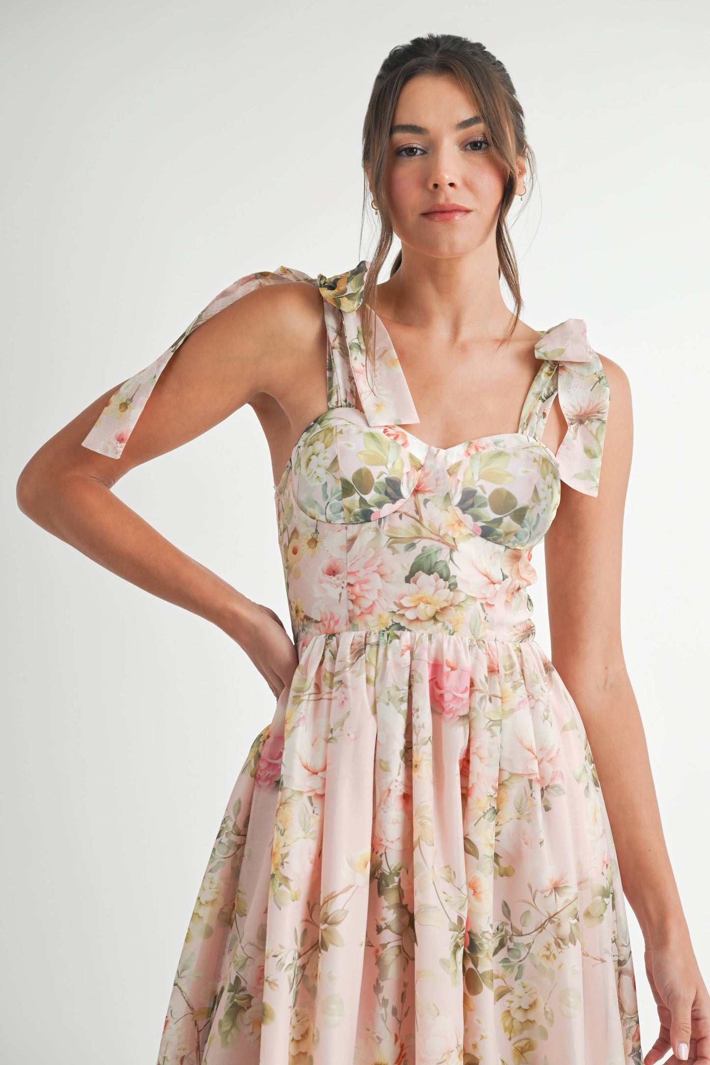 Floral Printed Midi Dress