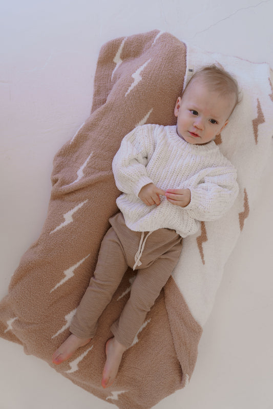 Child Knit Sweater | Cloud Confetti