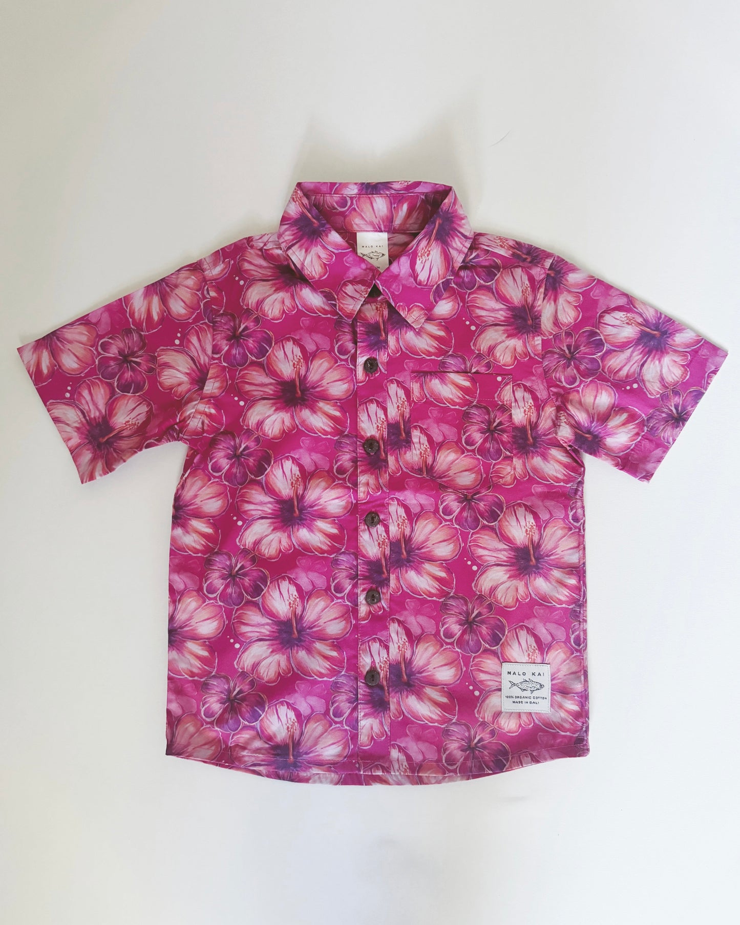 Hibiscus Hunny Kids Aloha Shirt