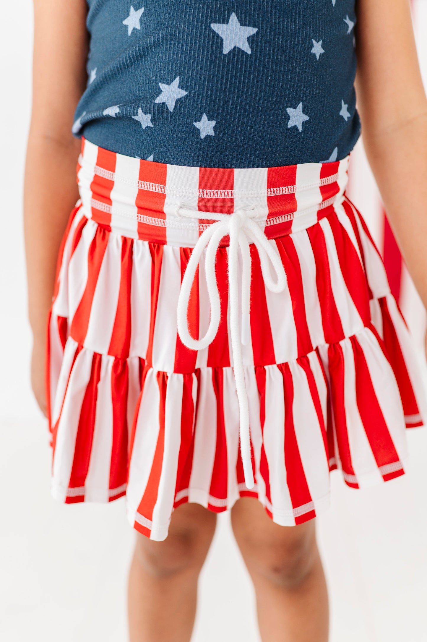 Red Stripe Skort