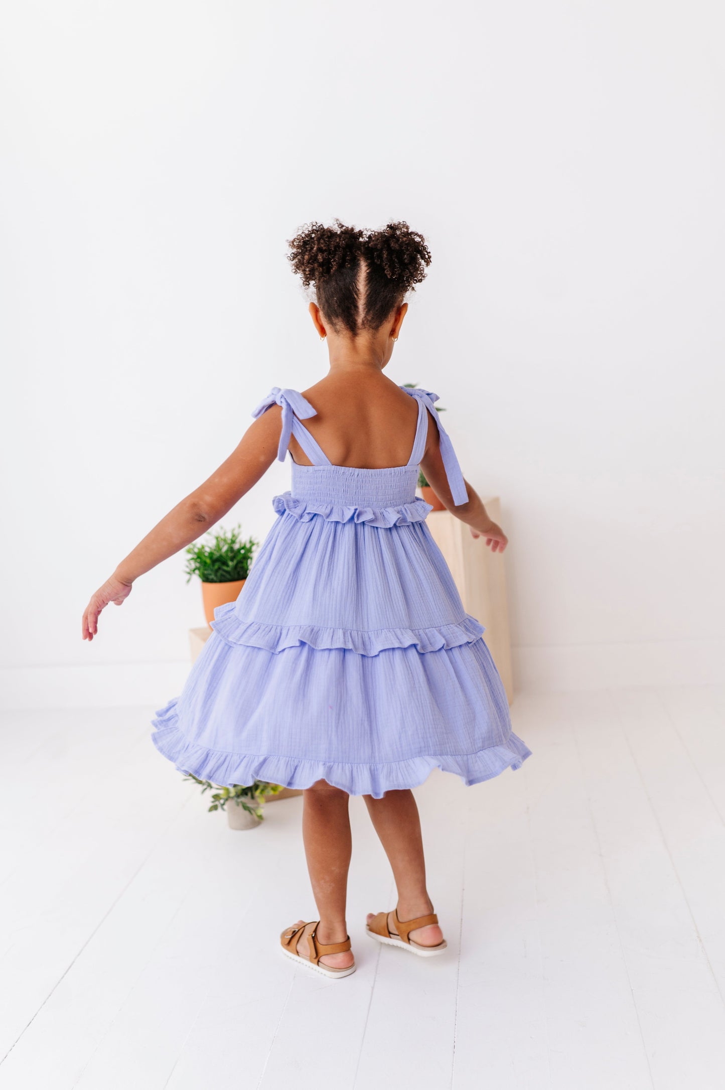 Ocean | Ruffle Strappy Twirl Dress