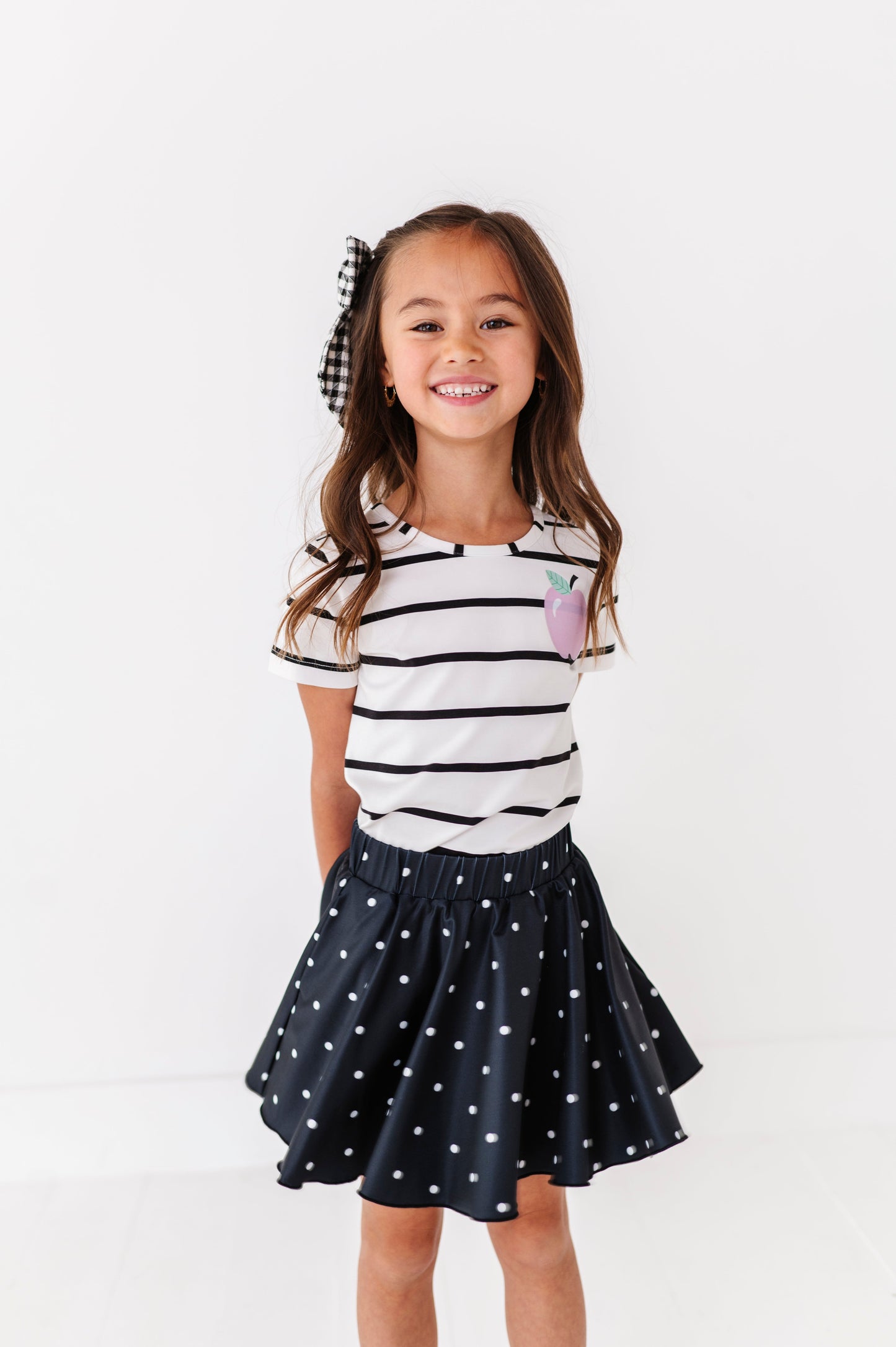 Pocket Apple Stripe Tee