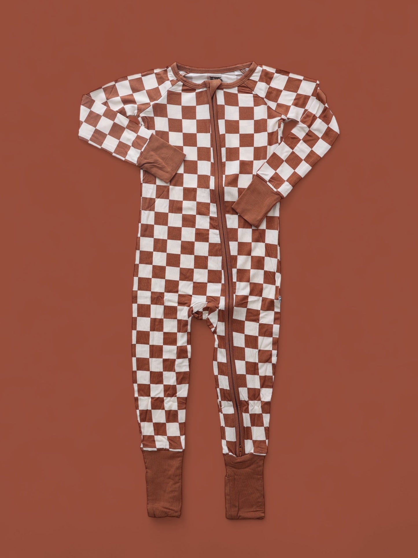 COPPER CHECKERS DREAM ROMPER
