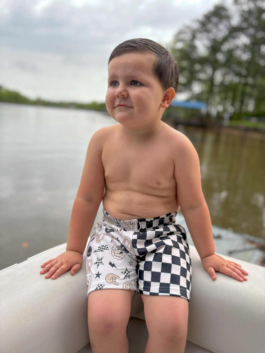 Happy Face Swim Trunks