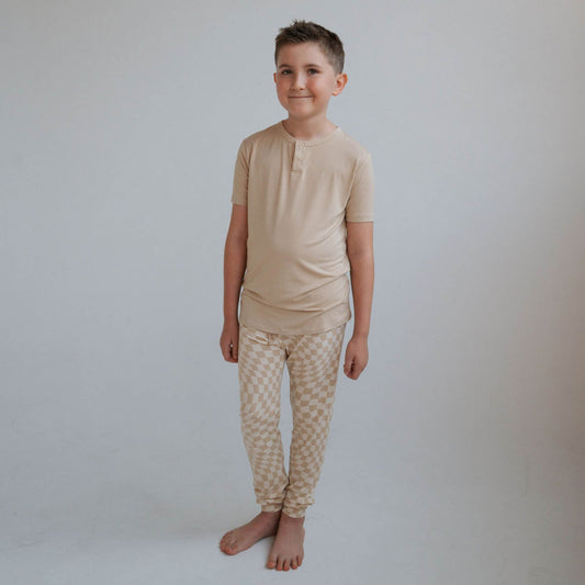 Wavy Checker | Boy's Jogger