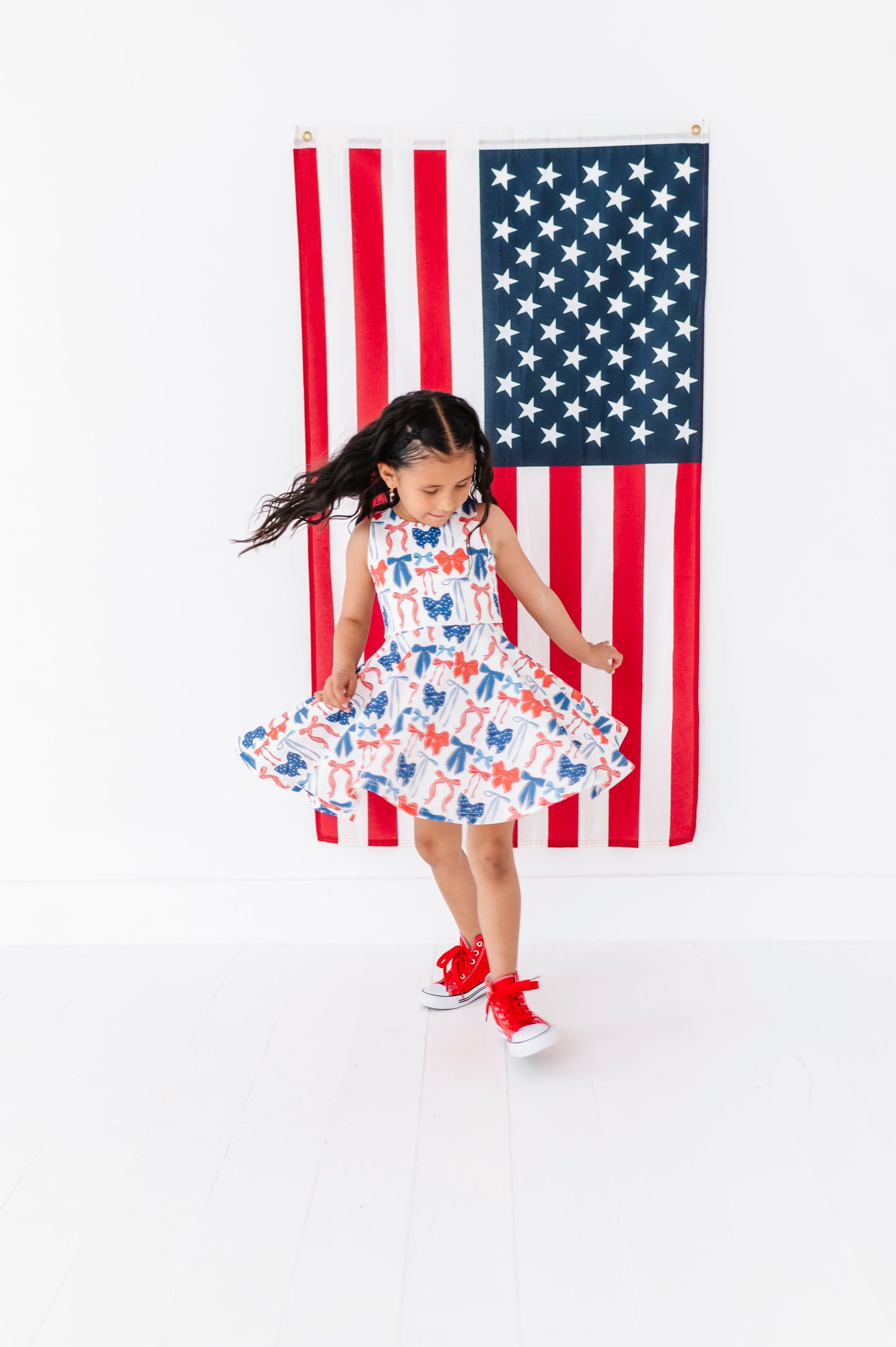 Red, White + BOW | Razorback Dress (with shorts!)