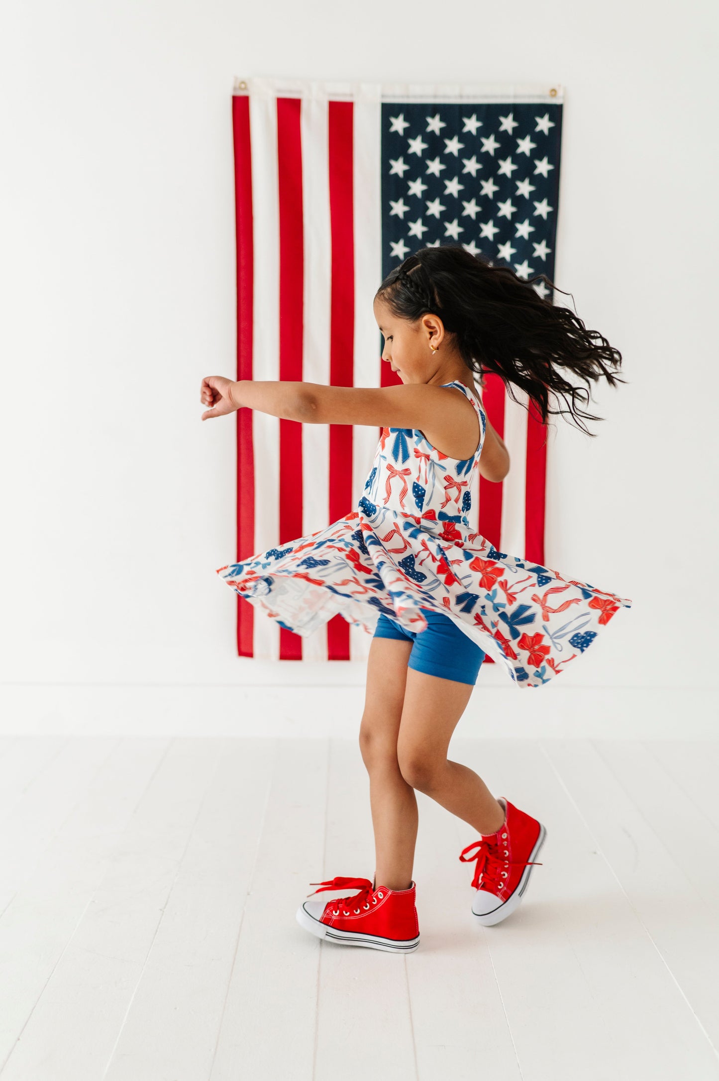 Red, White + BOW | Razorback Dress (with shorts!)