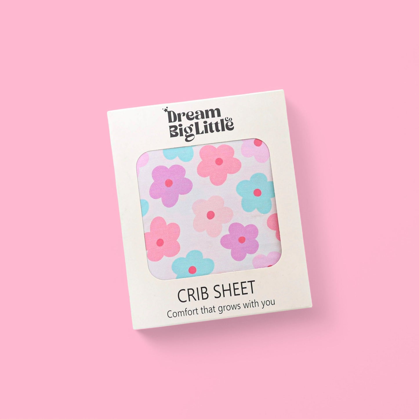 VIOLET FIELDS DREAM CRIB SHEET
