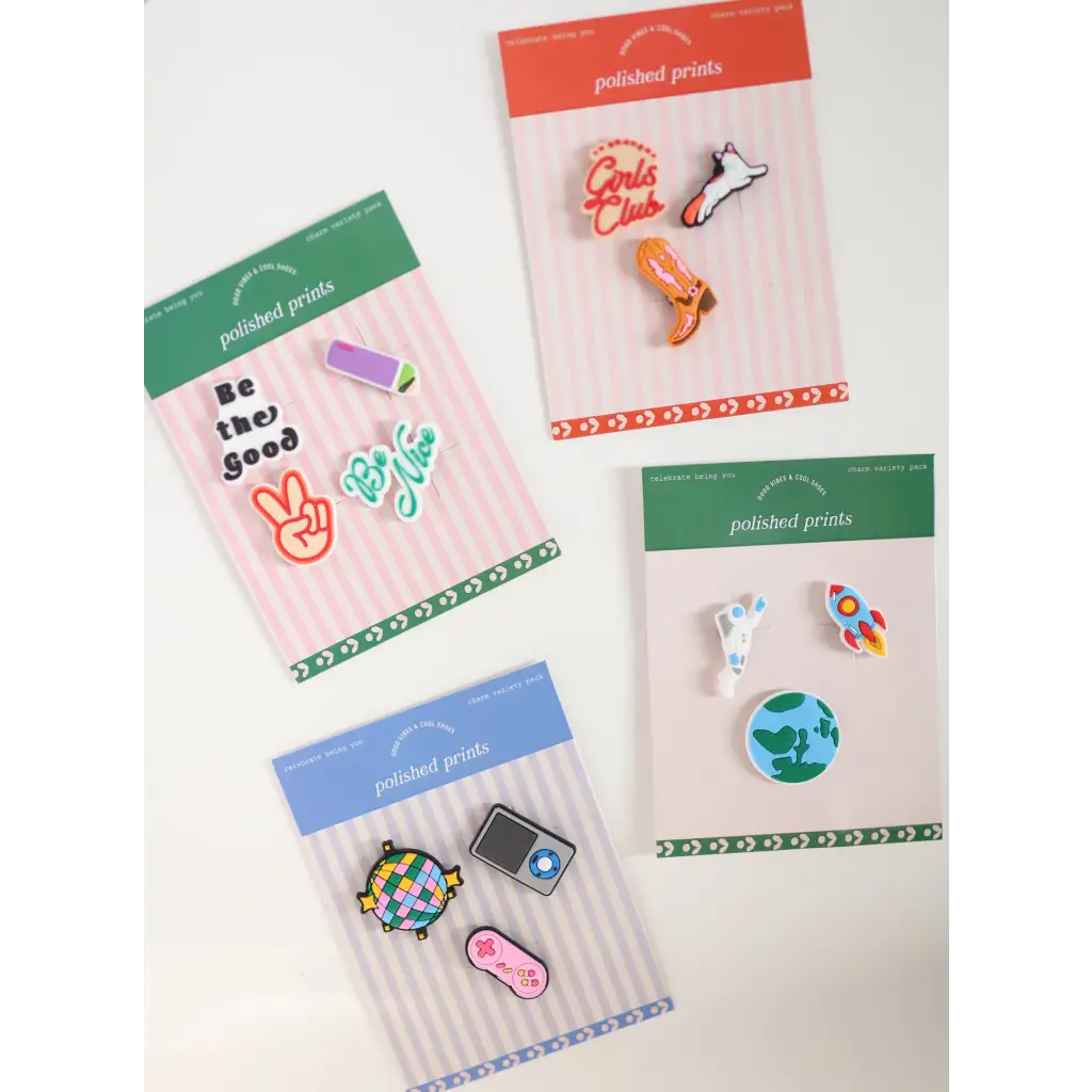 Charming 90s Nostalgia Clog Charm Set