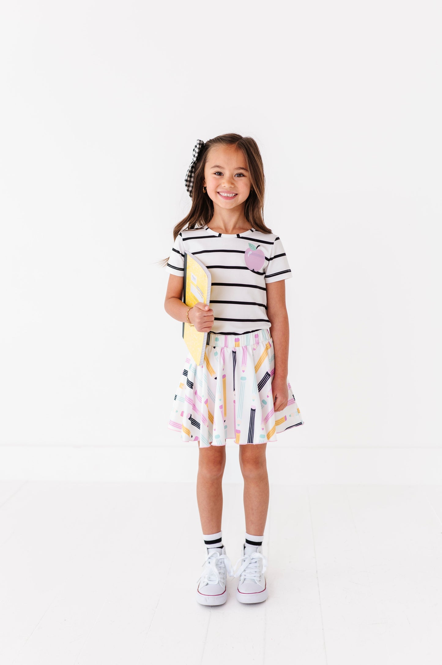 Pocket Apple Stripe Tee