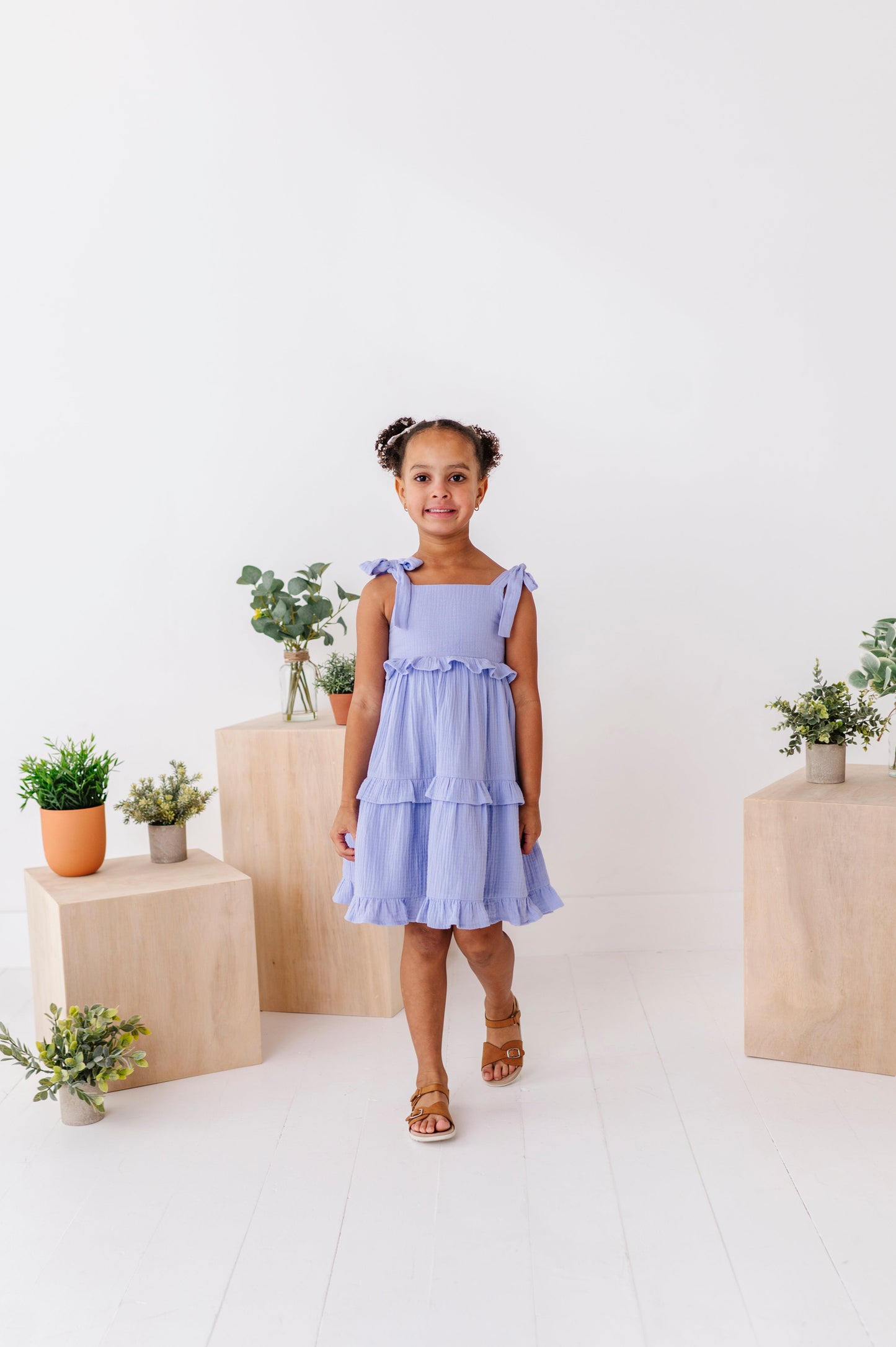 Ocean | Ruffle Strappy Twirl Dress