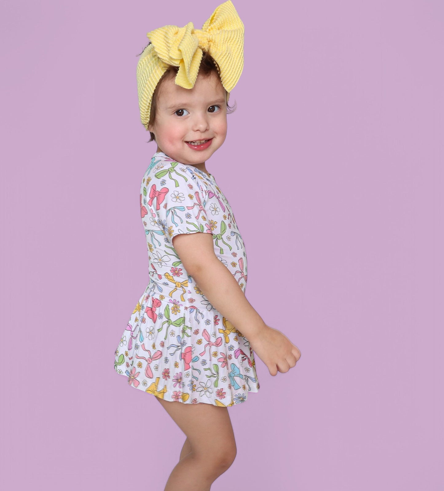 BOW GARDEN DREAM BODYSUIT DRESS