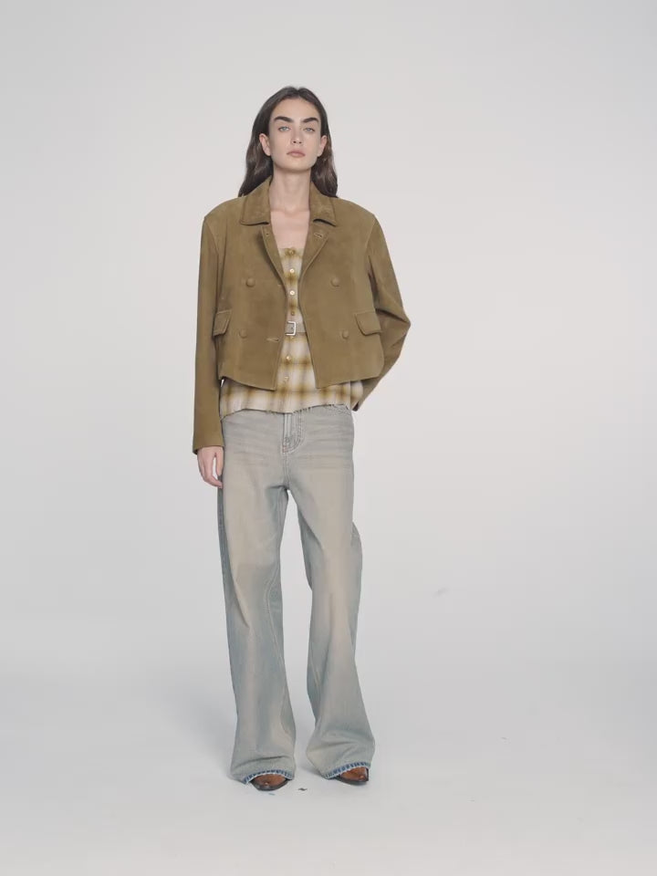 Nth Power Suede Lambskin Jacket