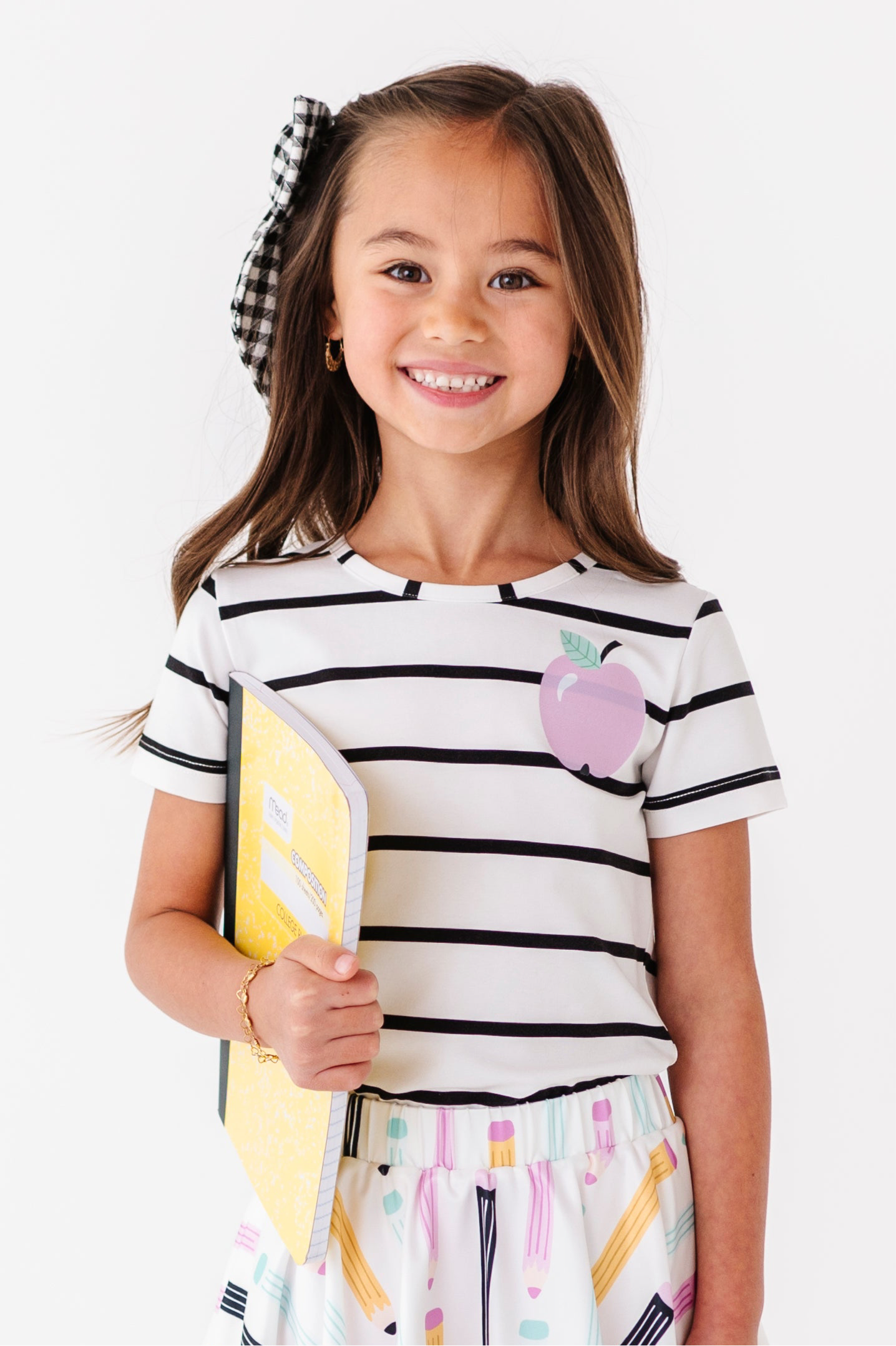 Pocket Apple Stripe Tee