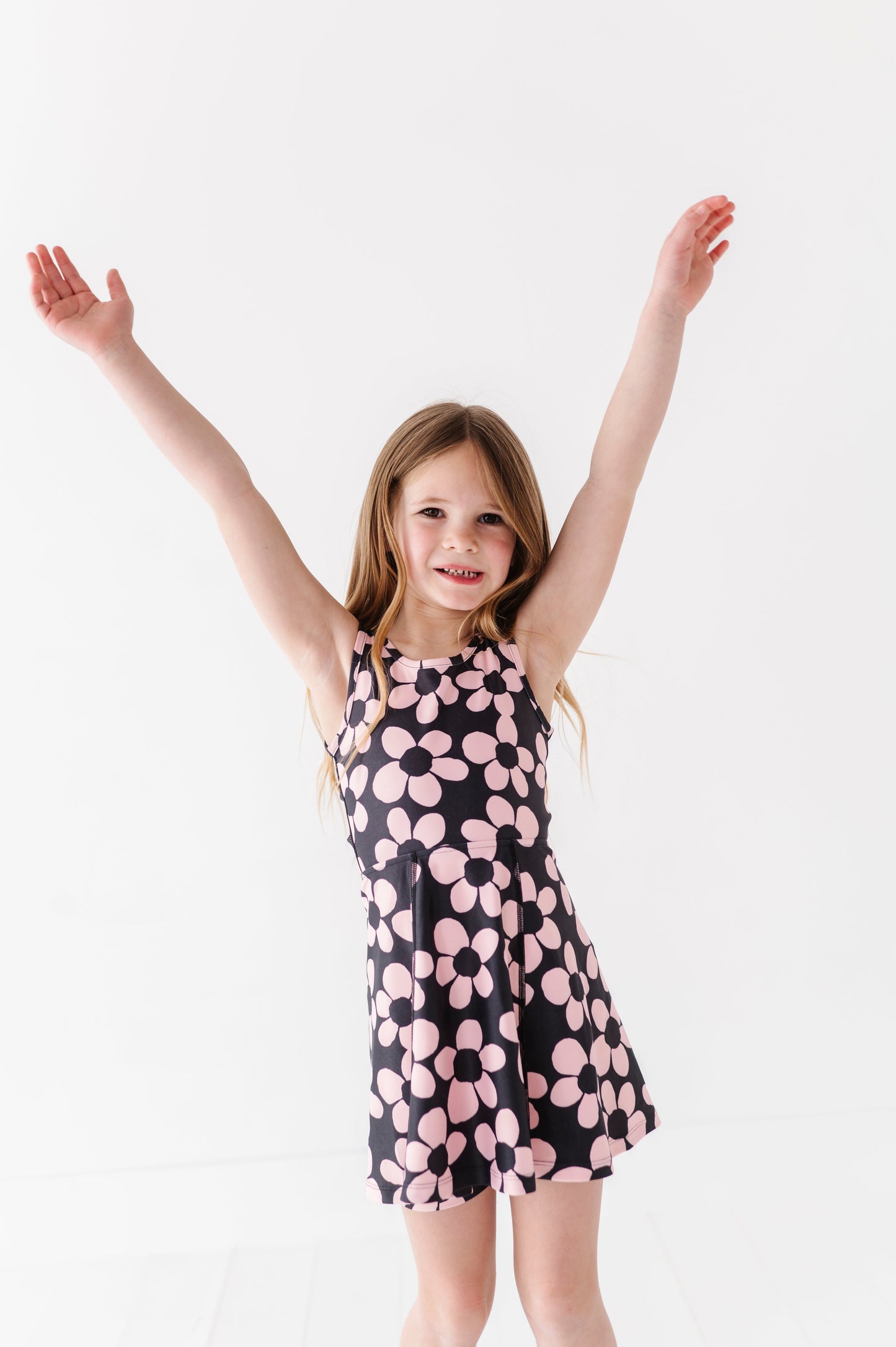 Retro Daisy | Twisty Back Dress (with detached shorts!)