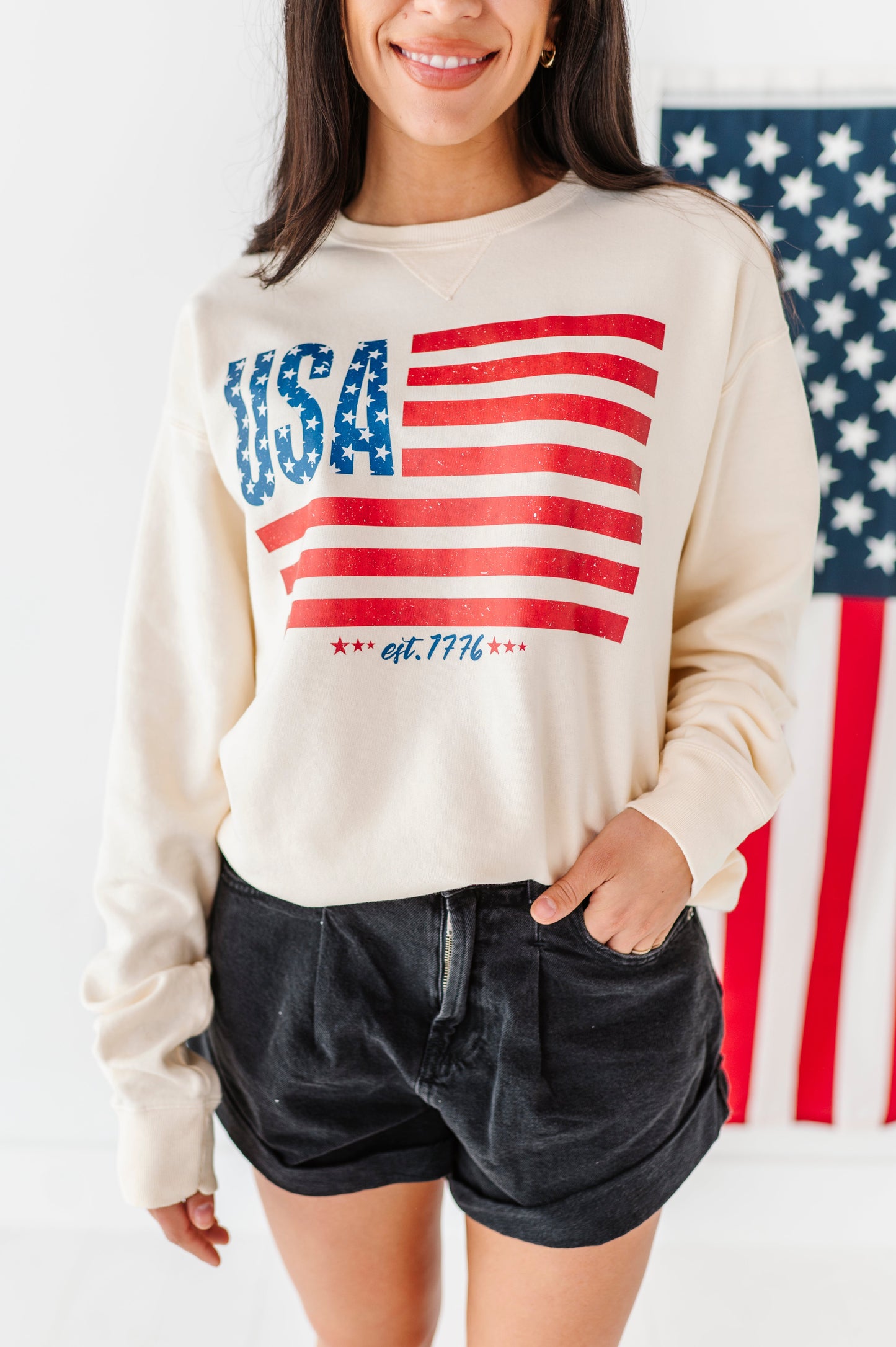 Adult Unisex FLAG Sweatshirt