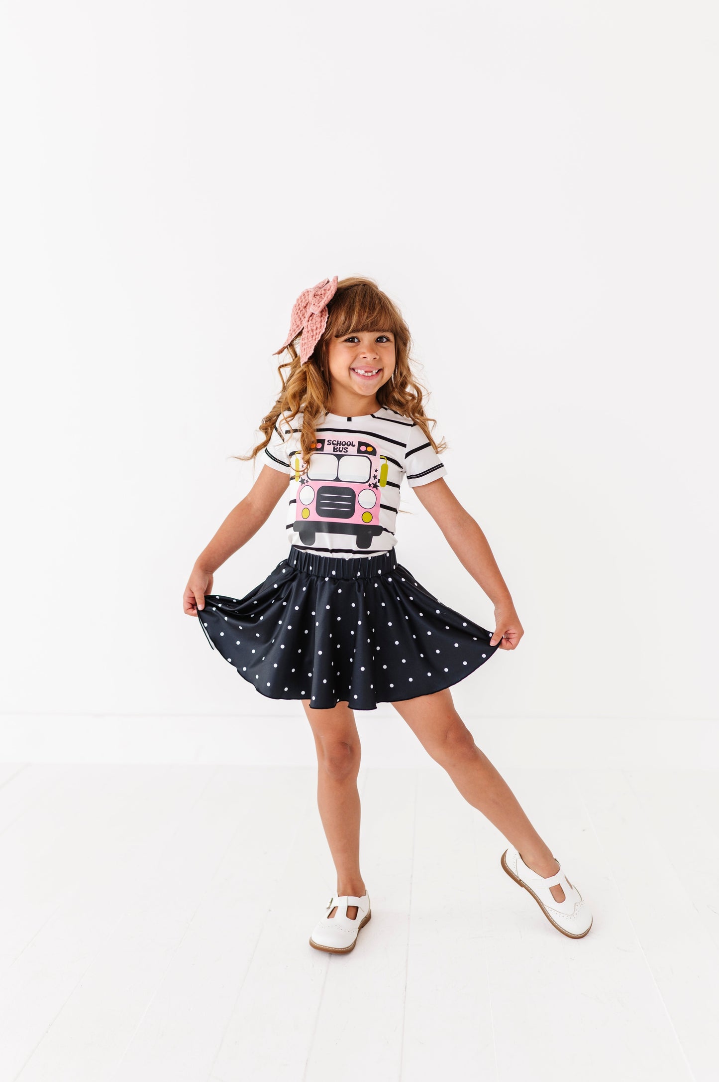 School Bus Stripe Tee