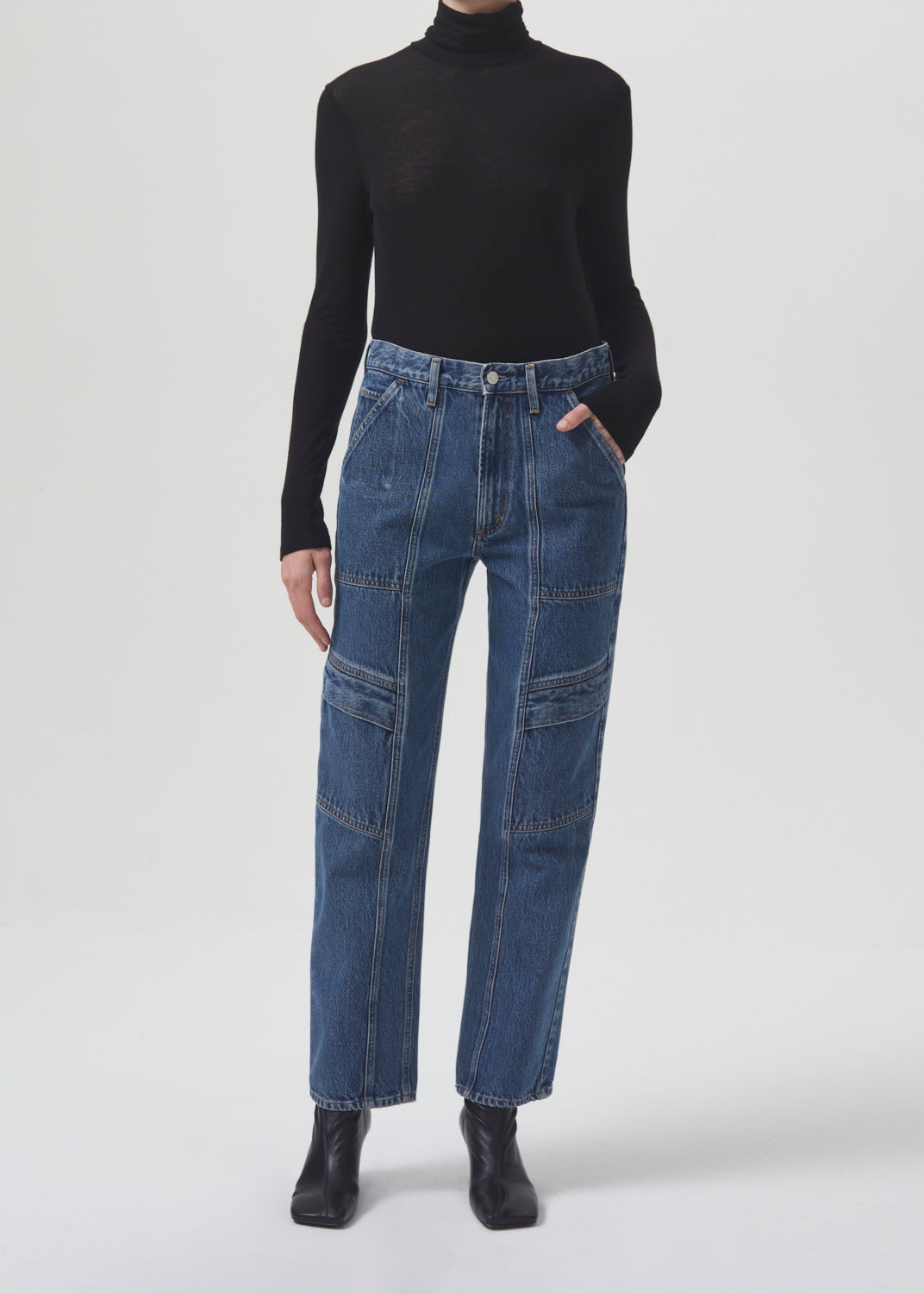 Agolde Cooper Cargo in Regulation Denim Pants