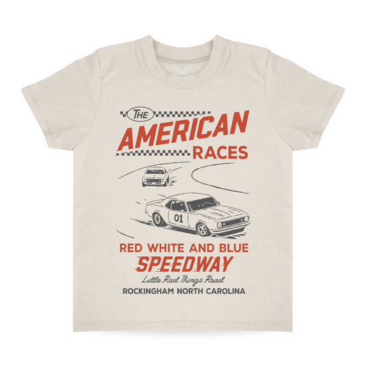 THE ALL AMERICAN RACES TEE - CREAM