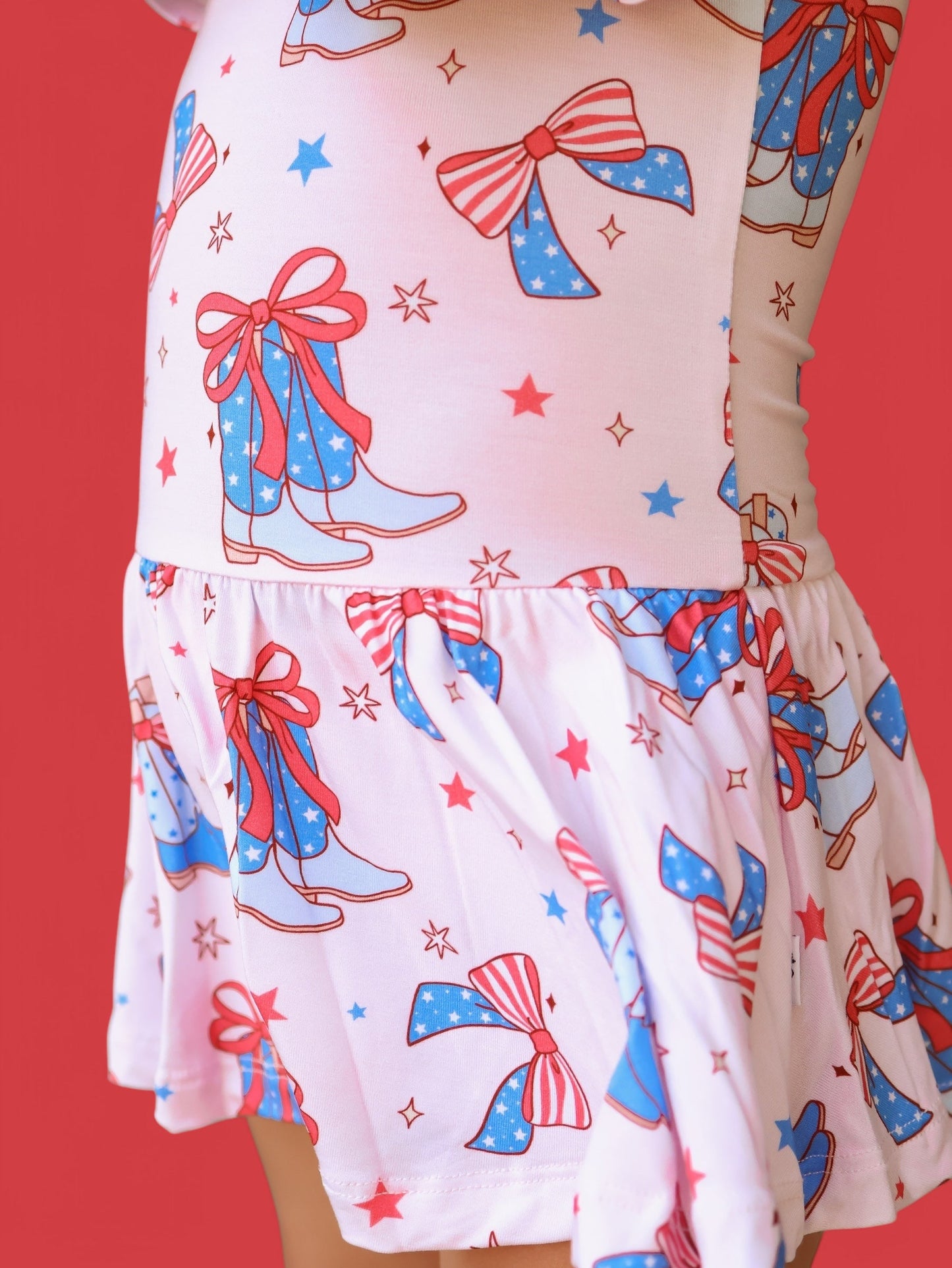 USA BOOTS N' BOWS DREAM BODYSUIT DRESS