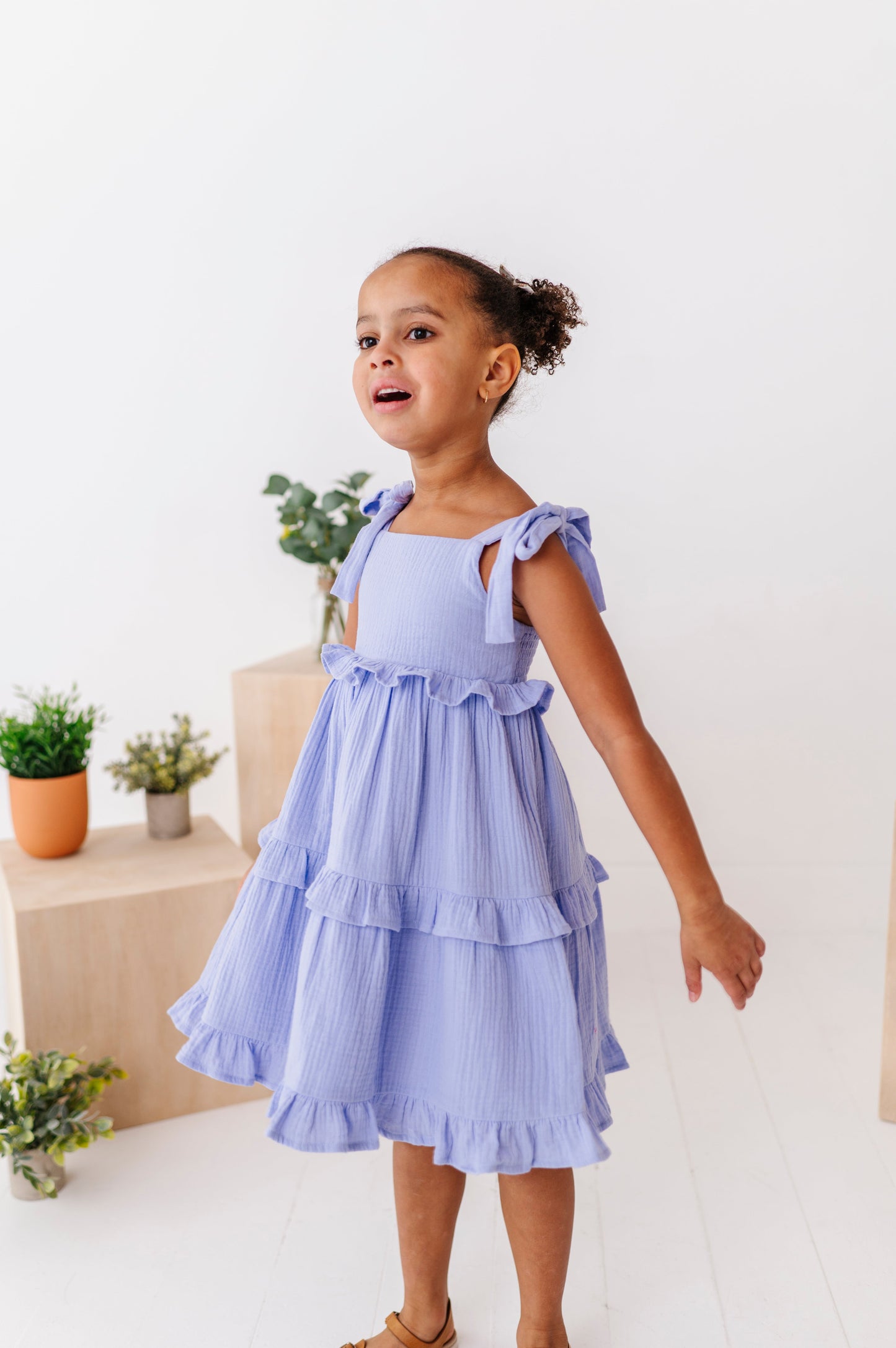 Ocean | Ruffle Strappy Twirl Dress