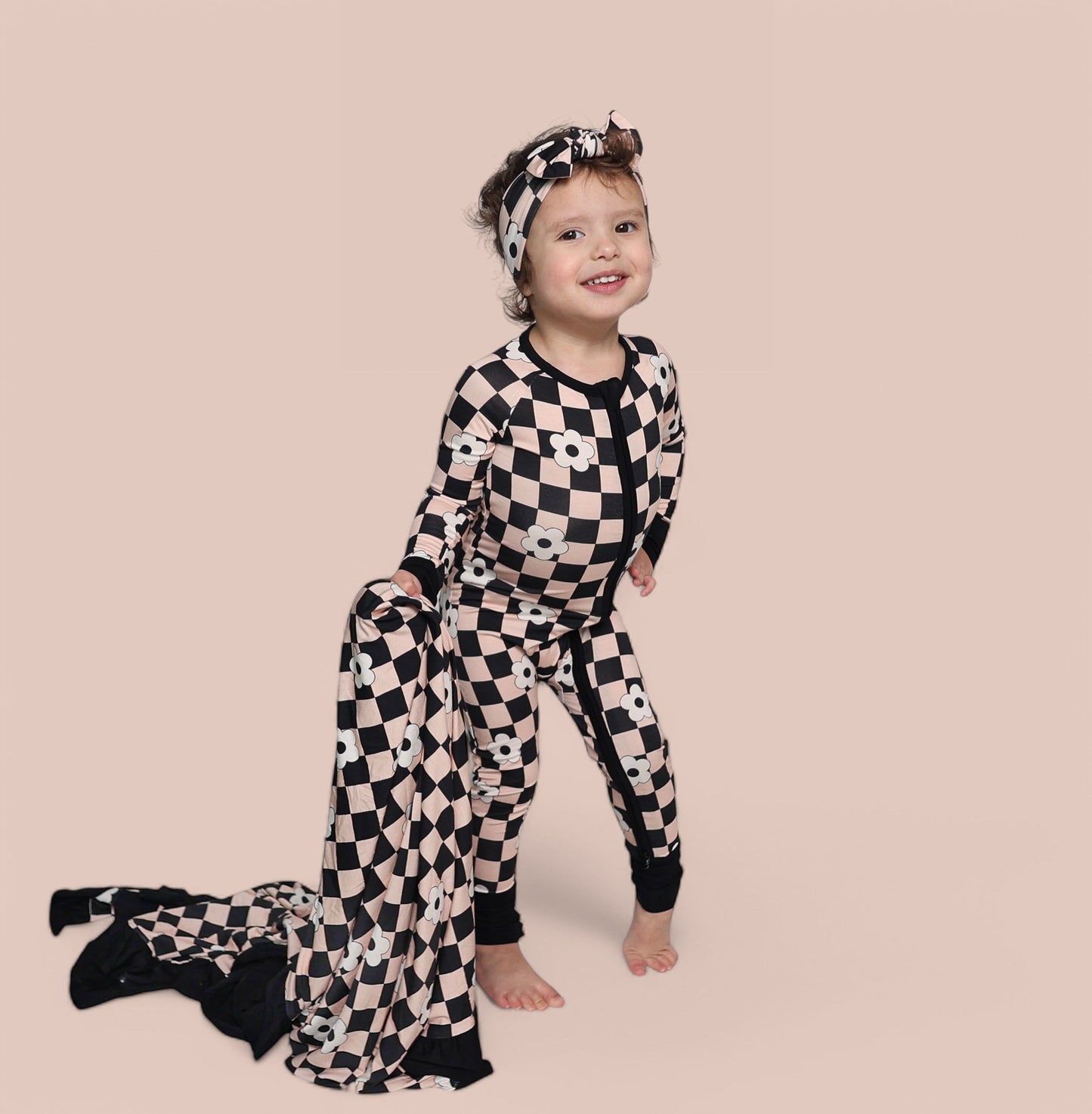 RETRO DAISY CHECKS DREAM ROMPER