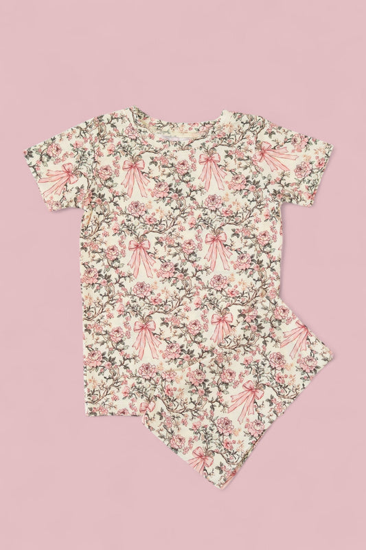 VICTORIAN BLOOM DREAM SHORT SET