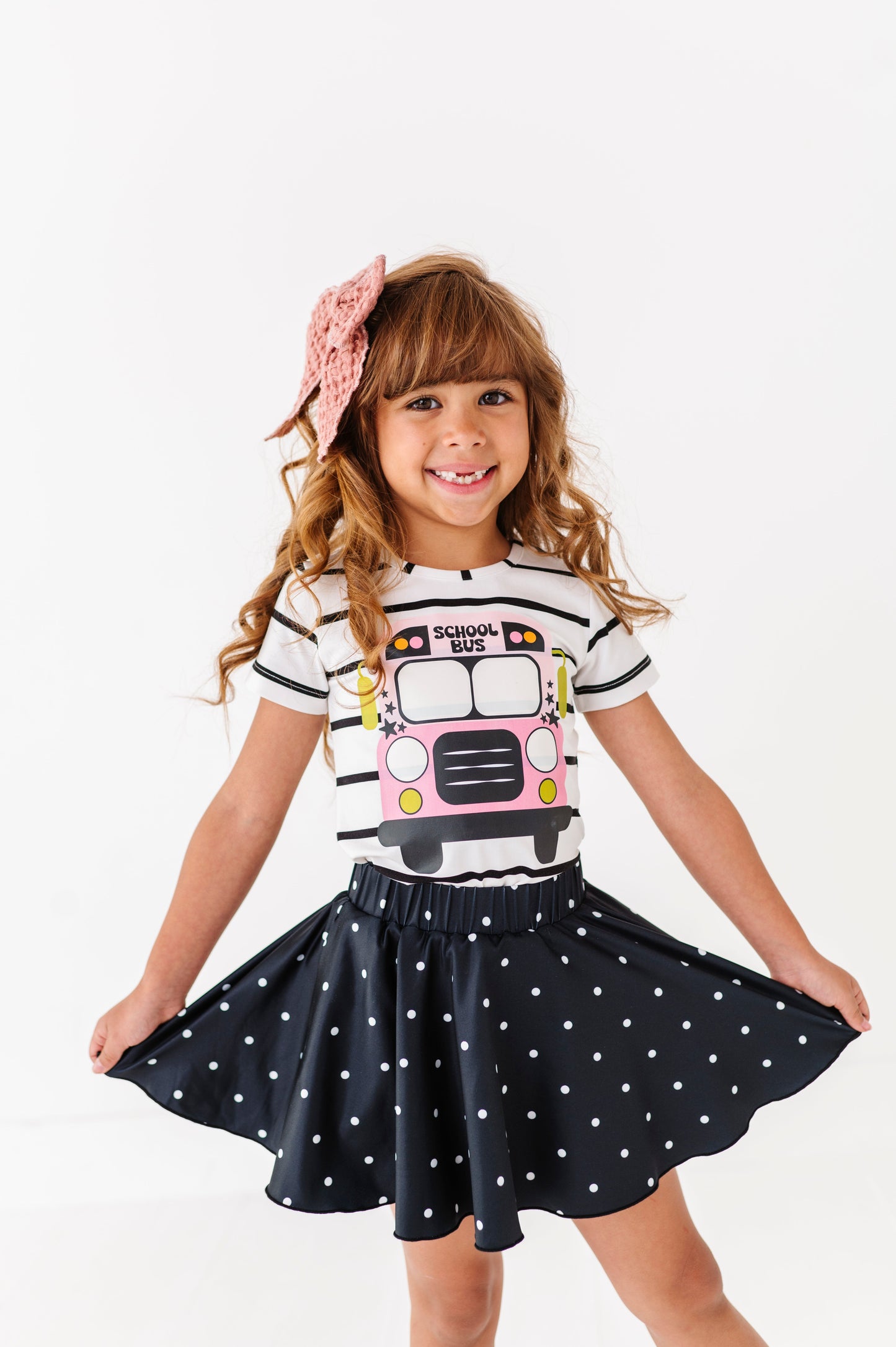 School Bus Stripe Tee