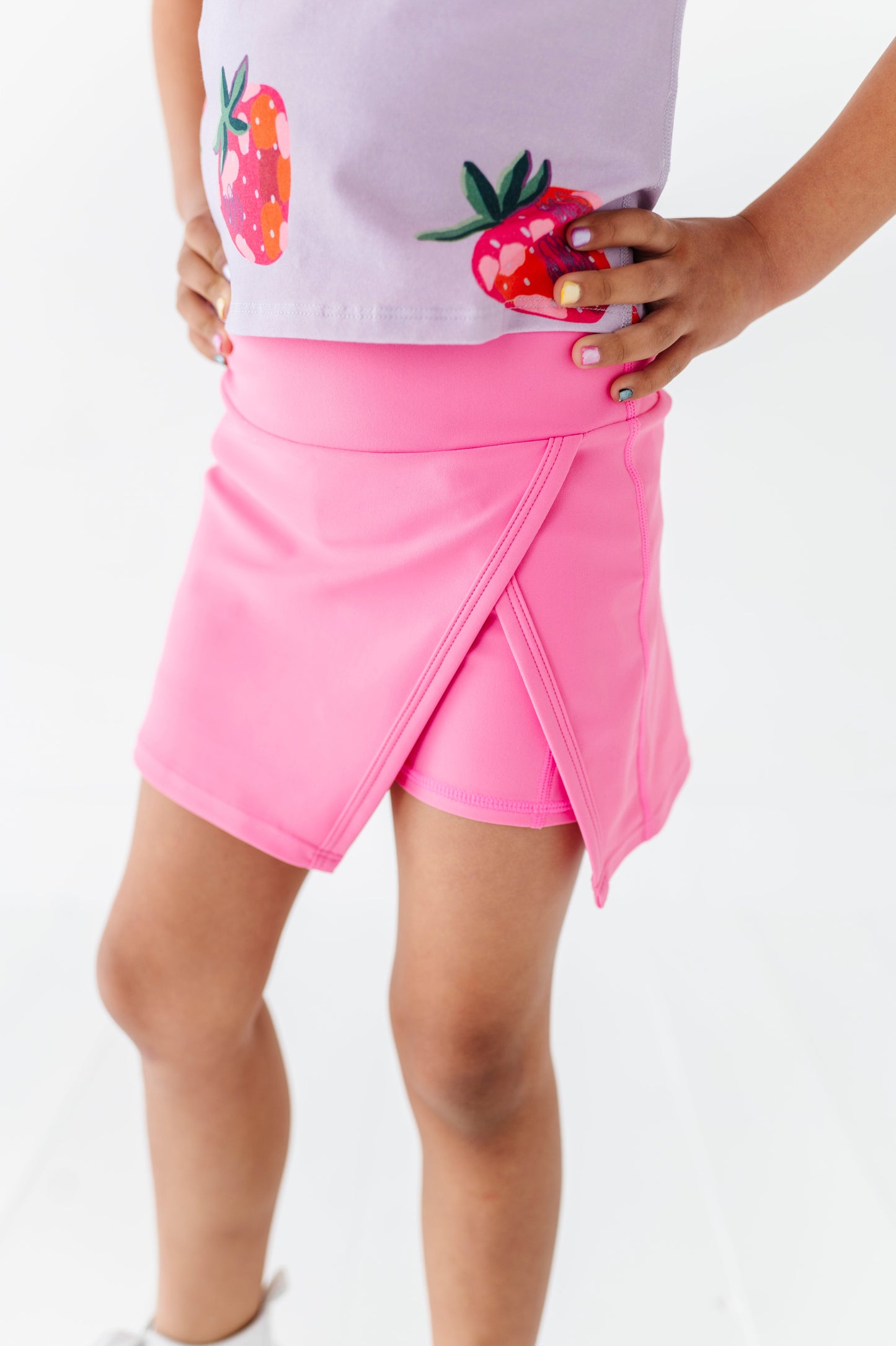 Berry Pink | Side Split Skort