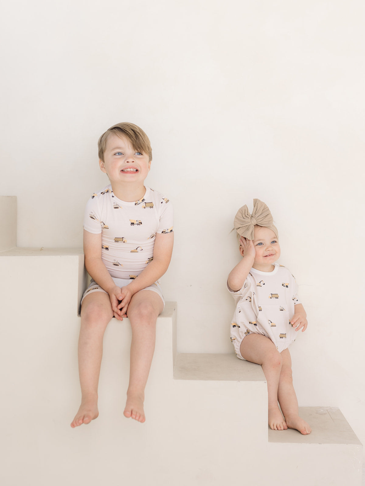 Construction | Bamboo Toddler Short Set