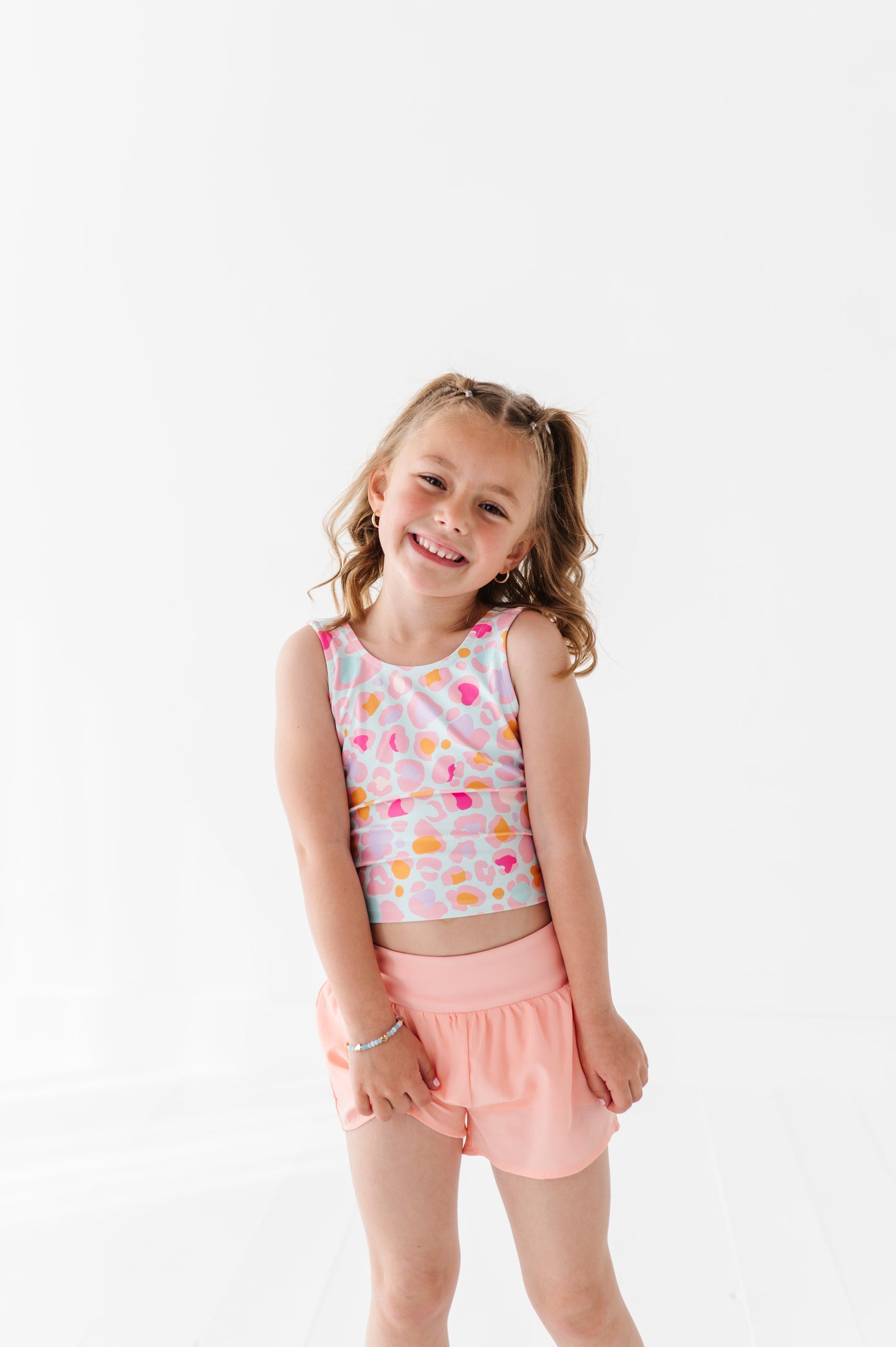 Aqua Leopard | Twisty Back Tank