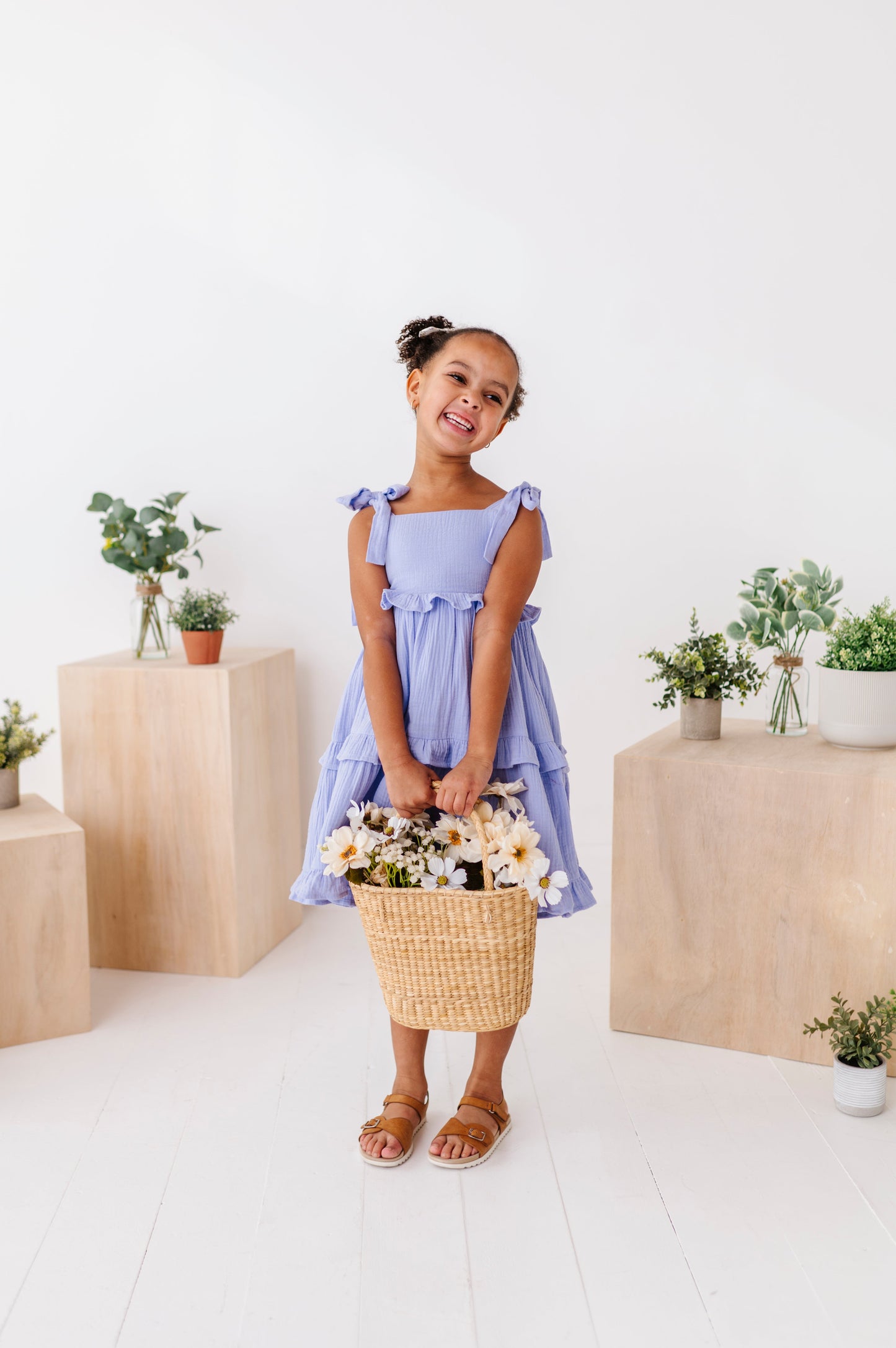 Ocean | Ruffle Strappy Twirl Dress